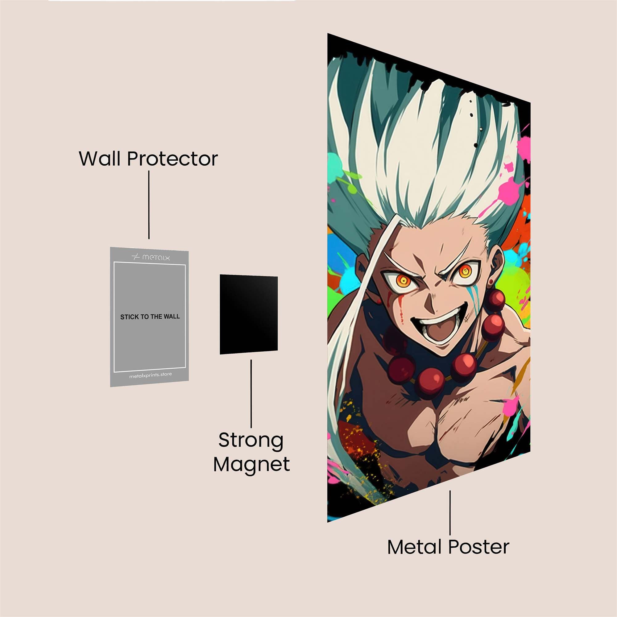 Goku Fierce Safe Wall Magnetic / M