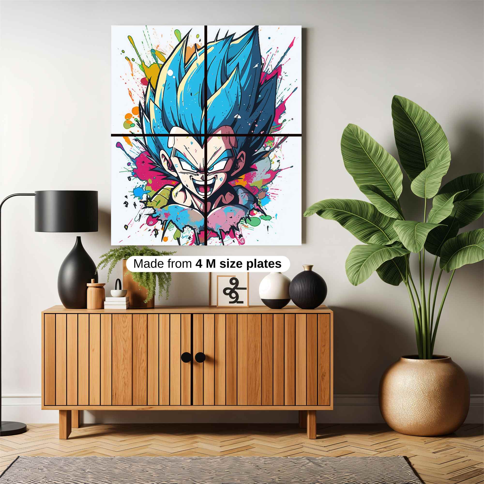 Vegeta Vibrant Safe Wall Magnetic / M