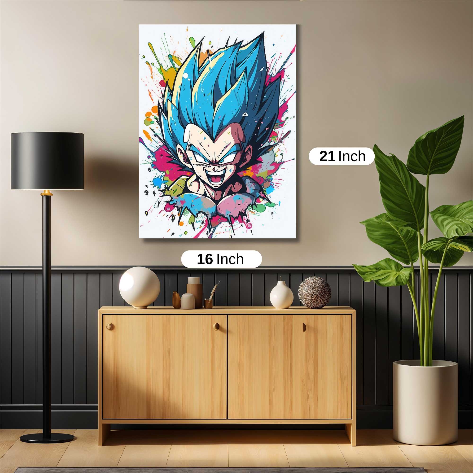 Vegeta Vibrant Safe Wall Magnetic / M