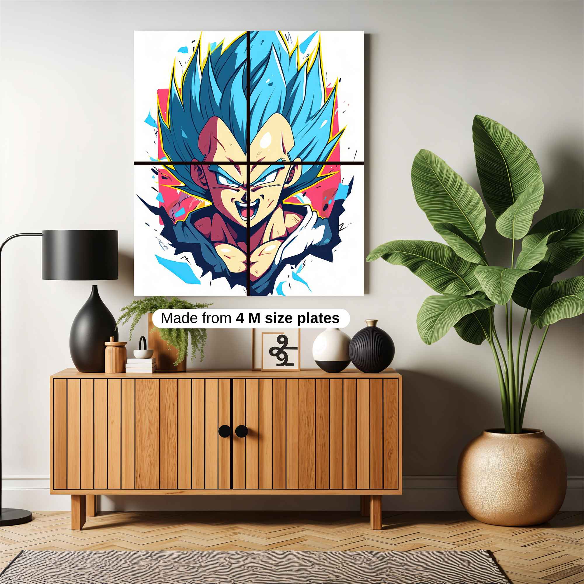 Vegeta Vibrant Safe Wall Magnetic / M