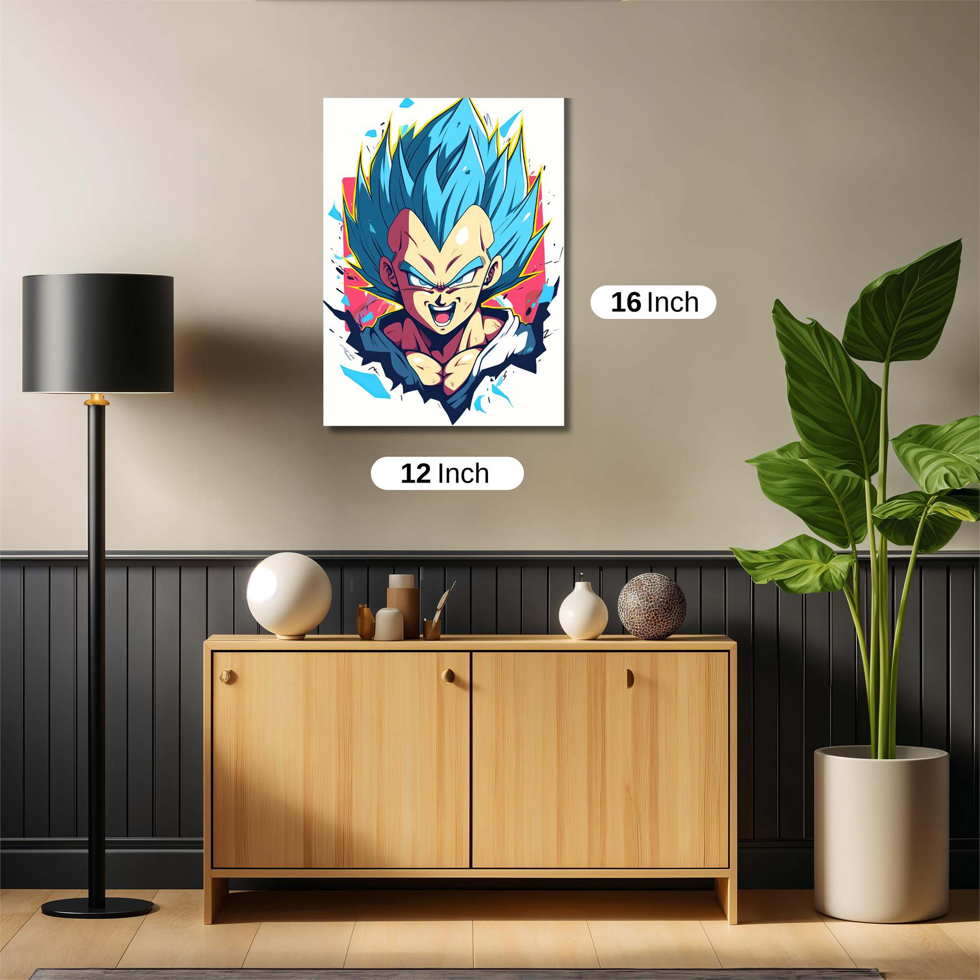 Vegeta Vibrant Safe Wall Magnetic / M