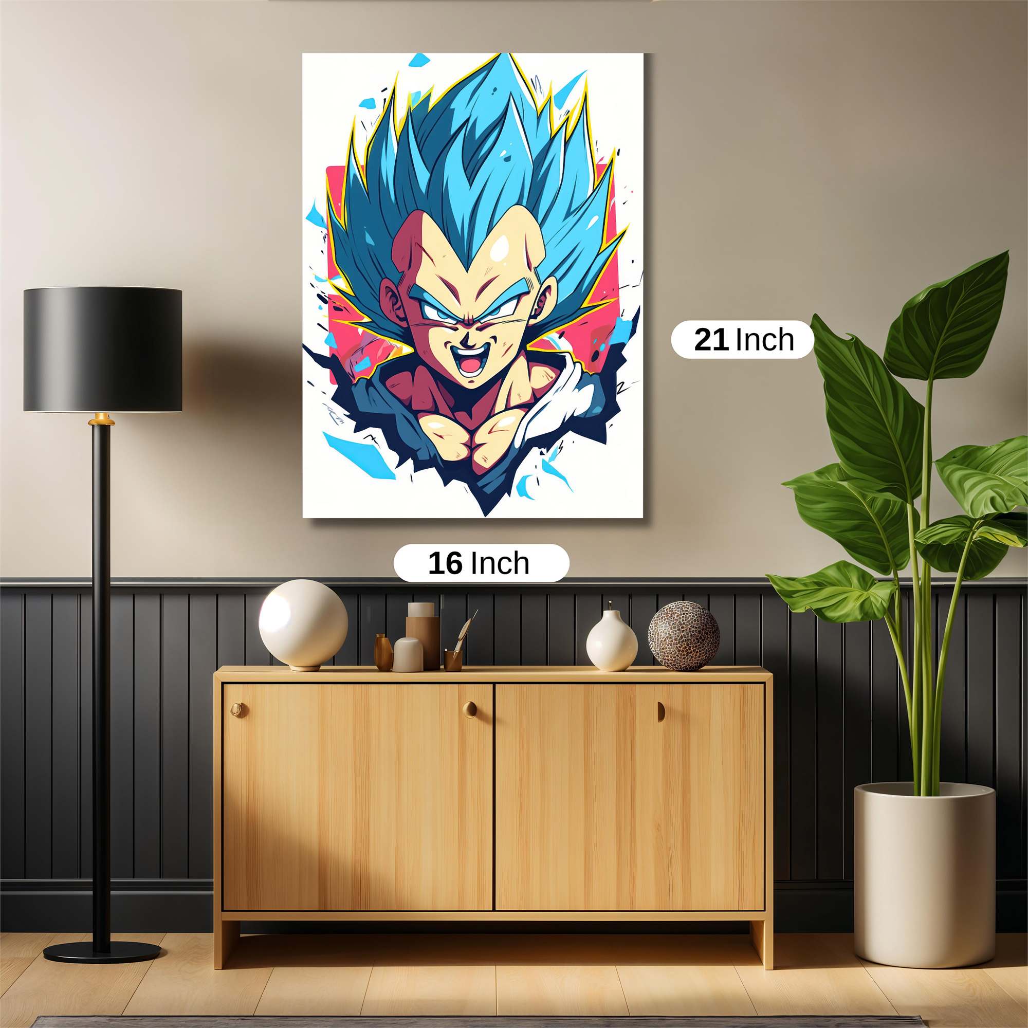 Vegeta Vibrant Safe Wall Magnetic / M