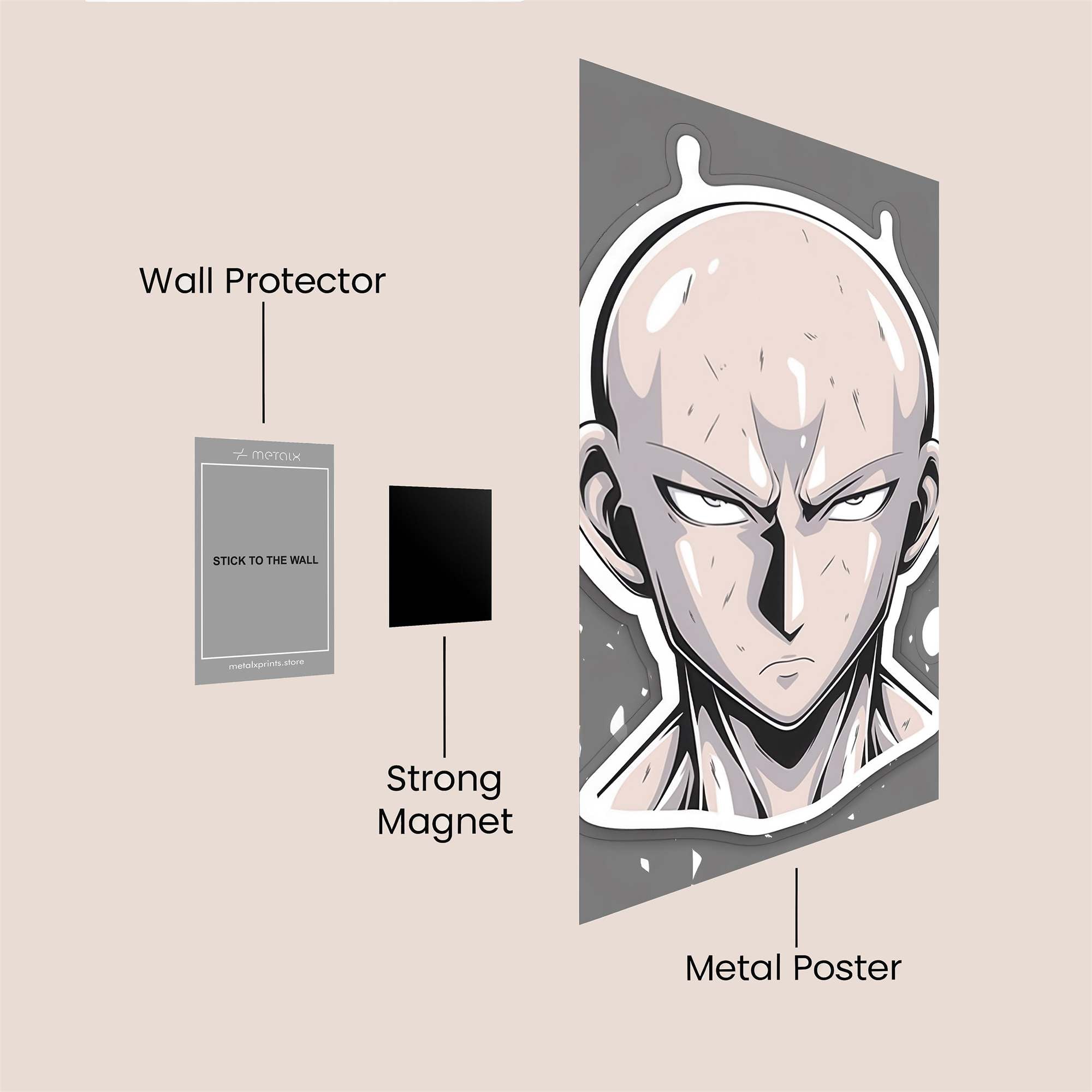 Saitama Serene Safe Wall Magnetic / M
