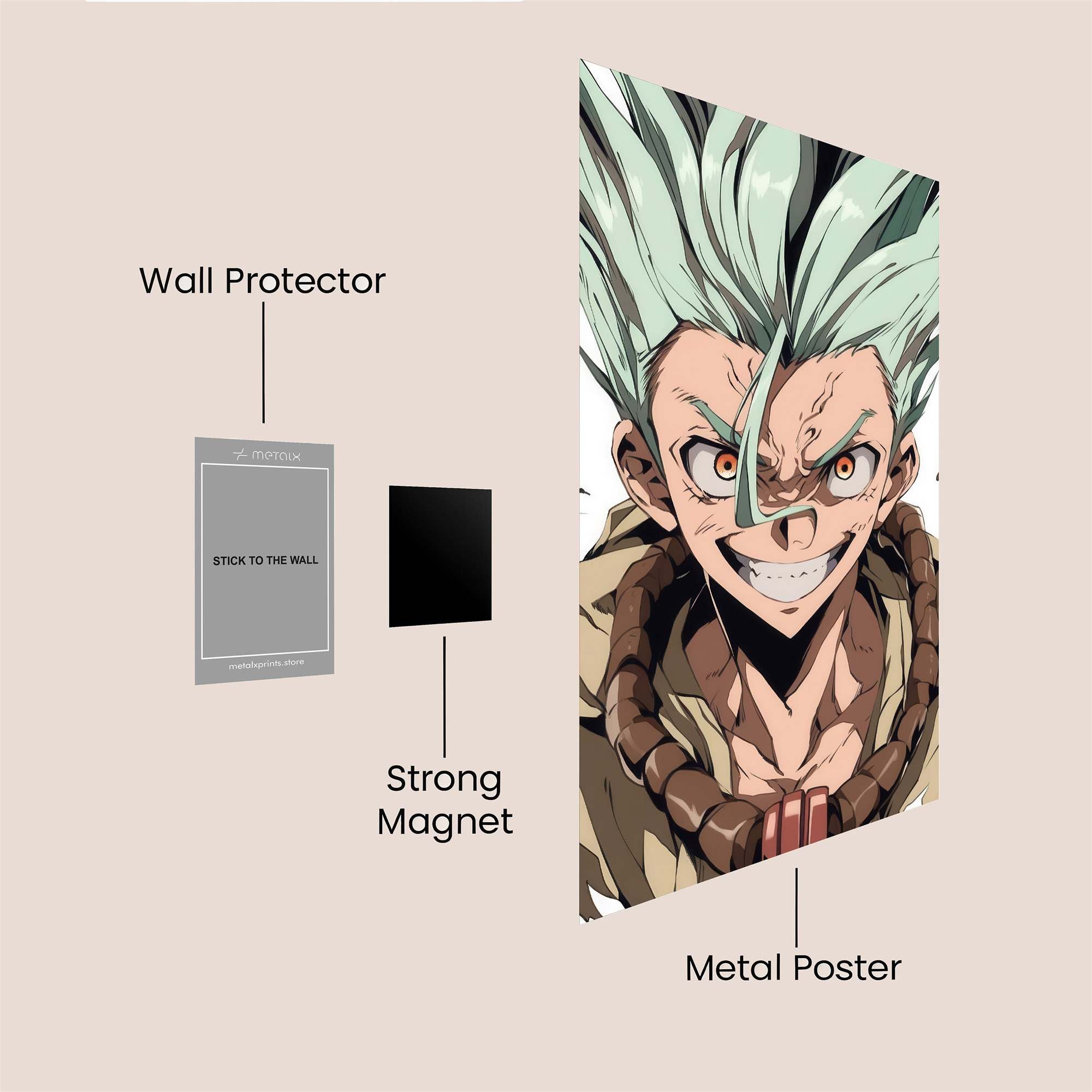 Senzai Rage Safe Wall Magnetic / M