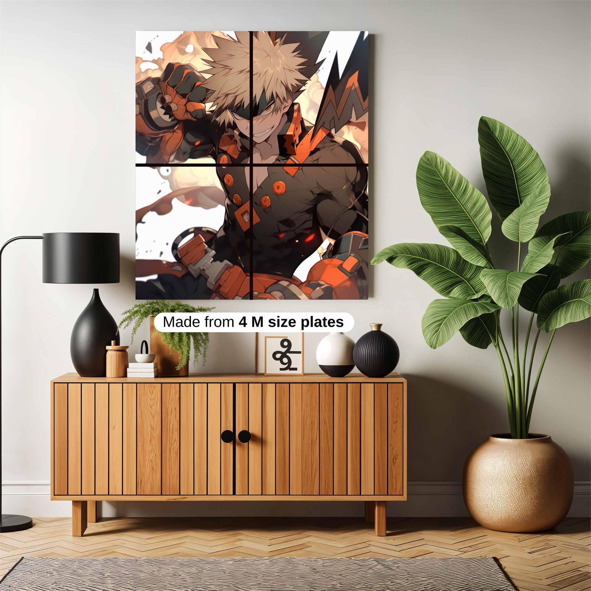 Bakugo Fierce Safe Wall Magnetic / M