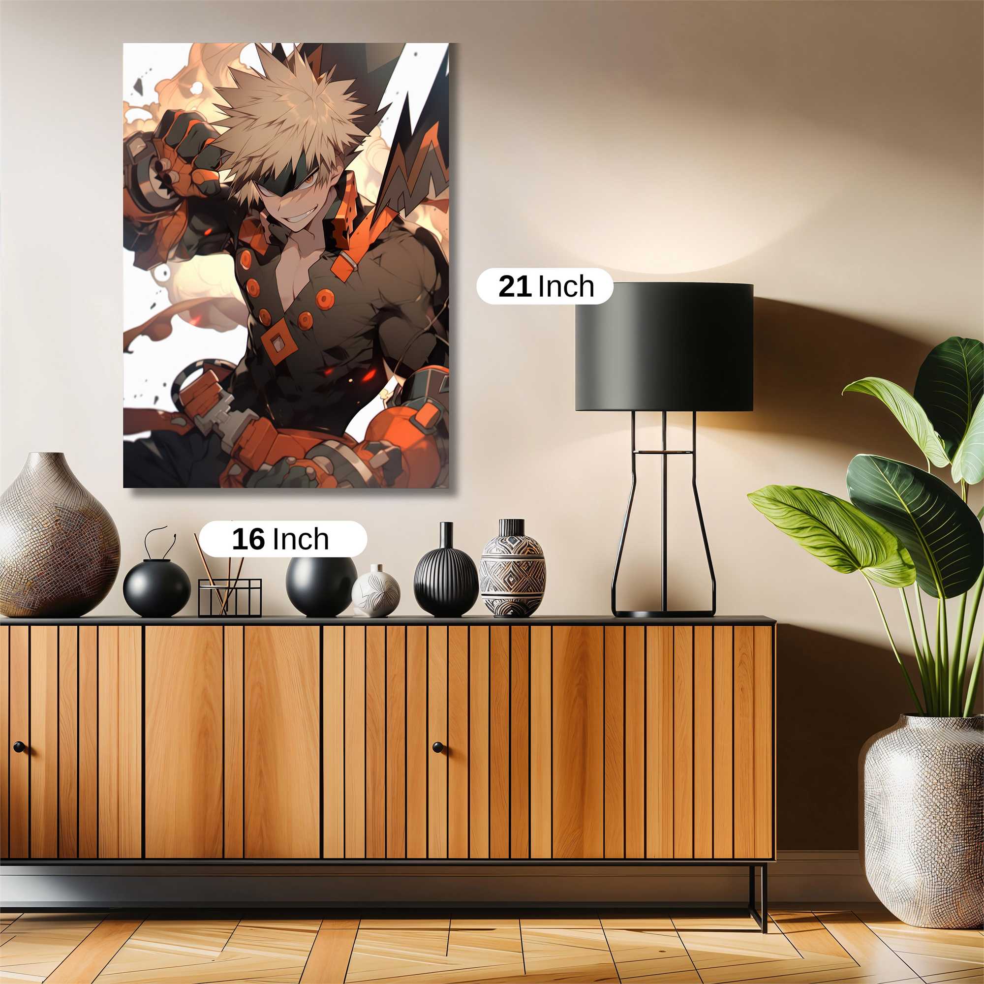 Bakugo Fierce Safe Wall Magnetic / M