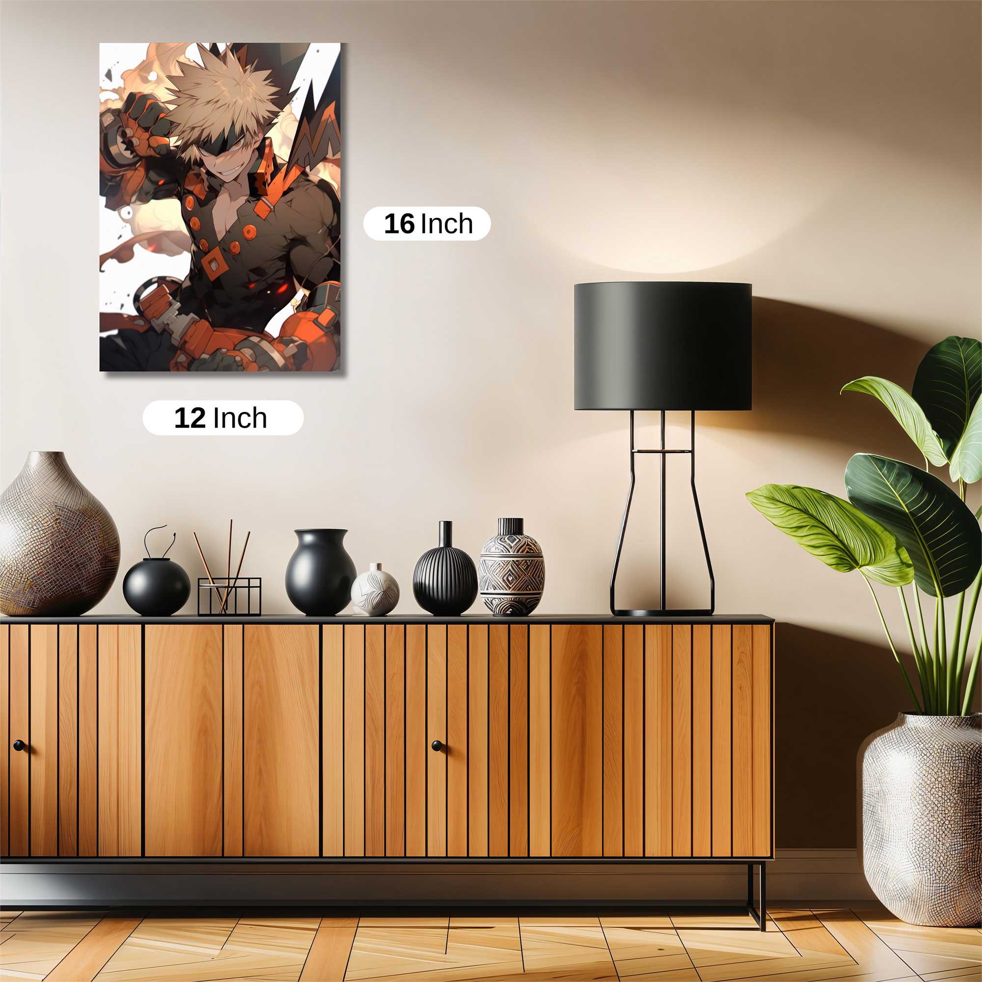 Bakugo Fierce Safe Wall Magnetic / M