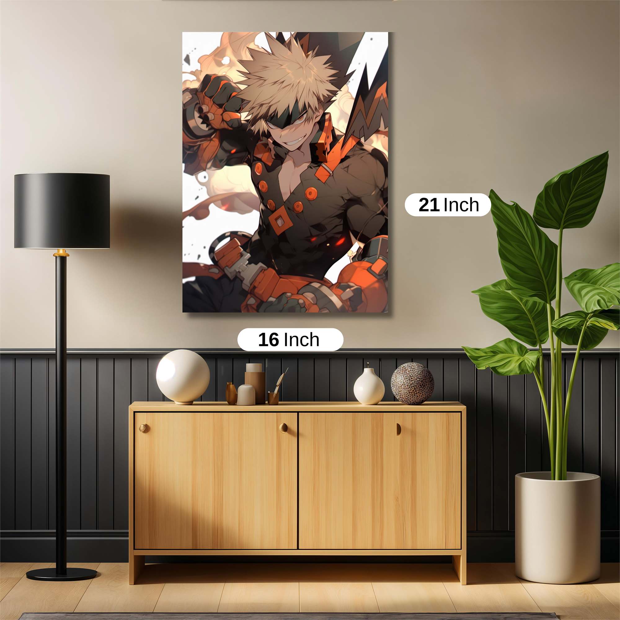 Bakugo Fierce Safe Wall Magnetic / M