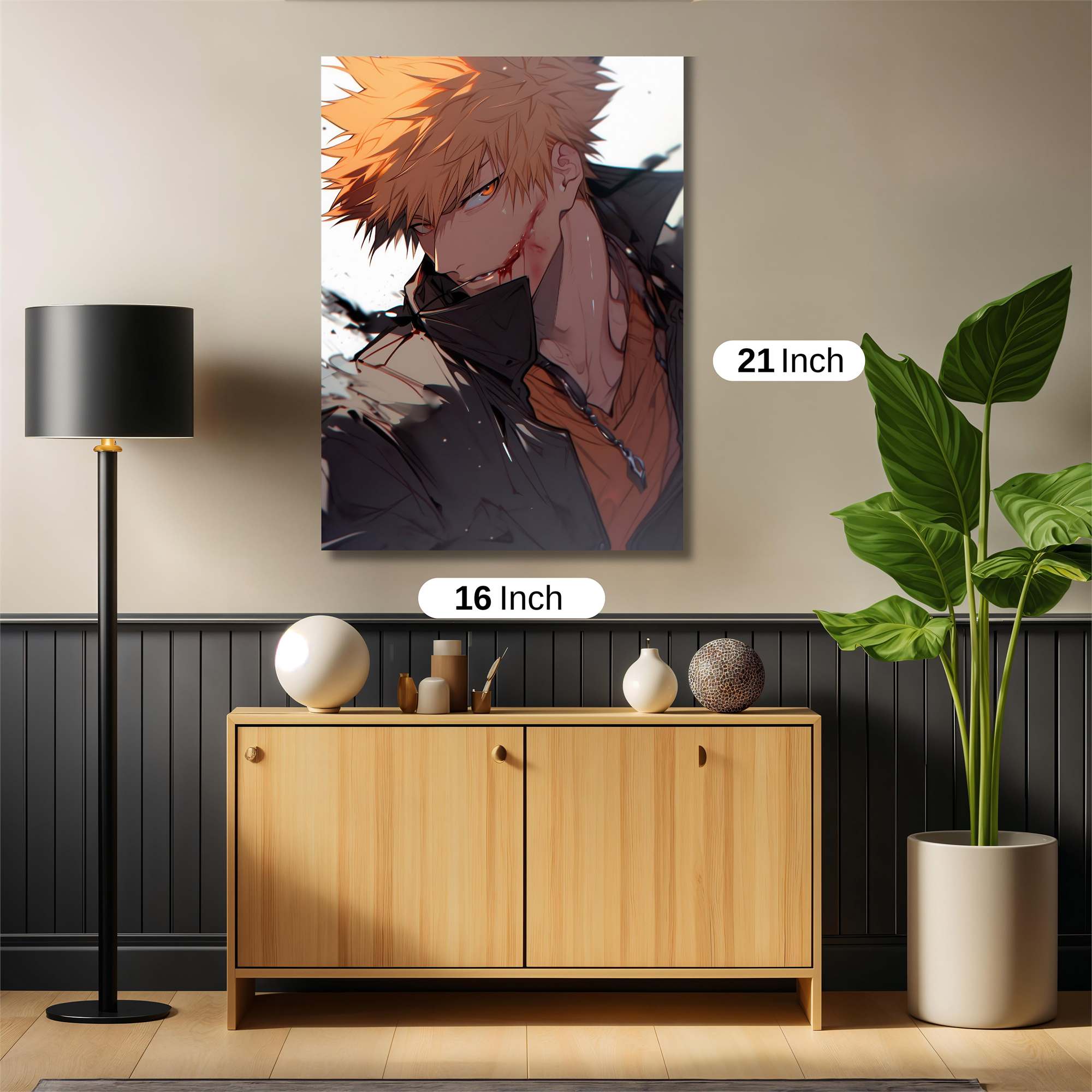 Bakugo Ferocity Safe Wall Magnetic / M