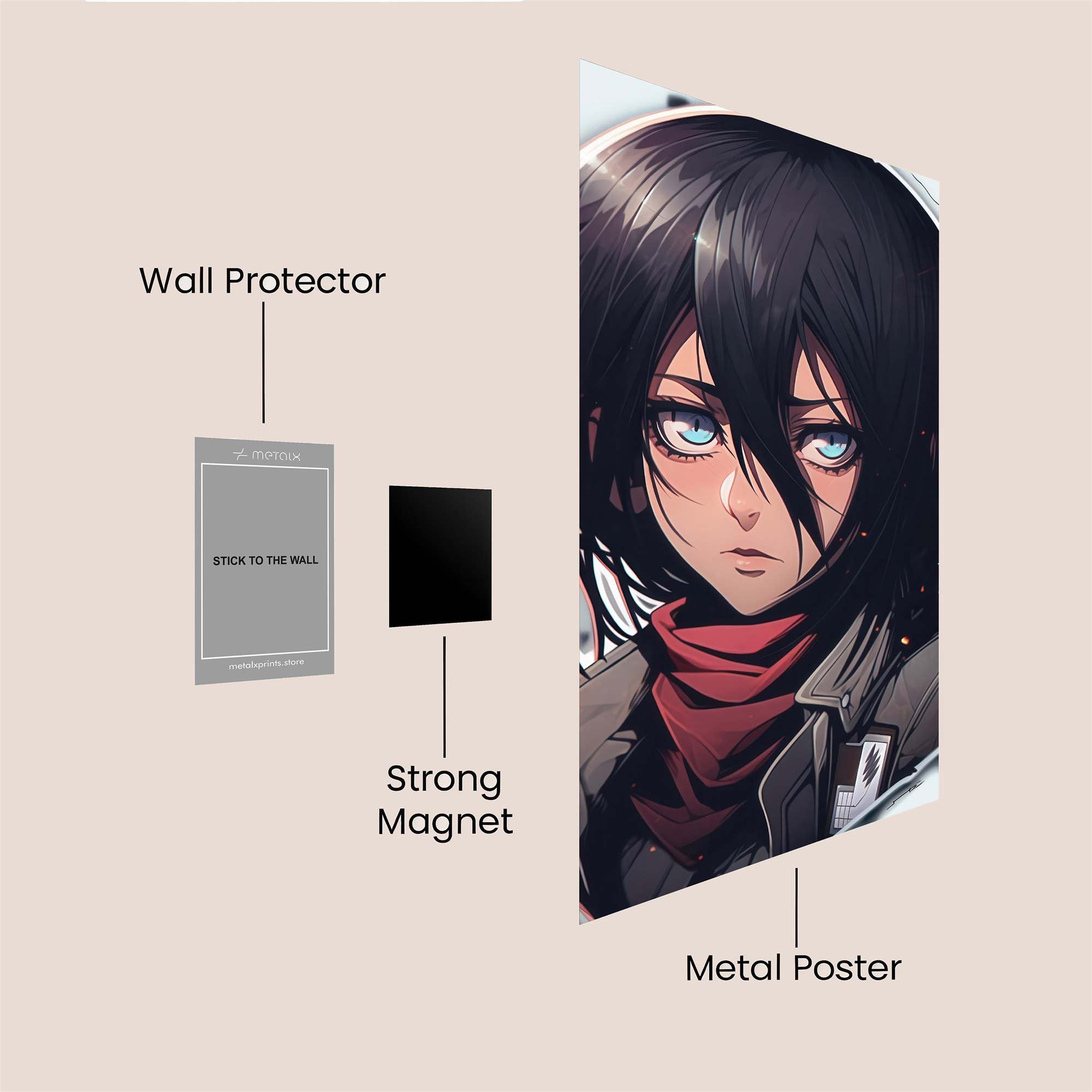 Mikasa Melancholy Safe Wall Magnetic / M