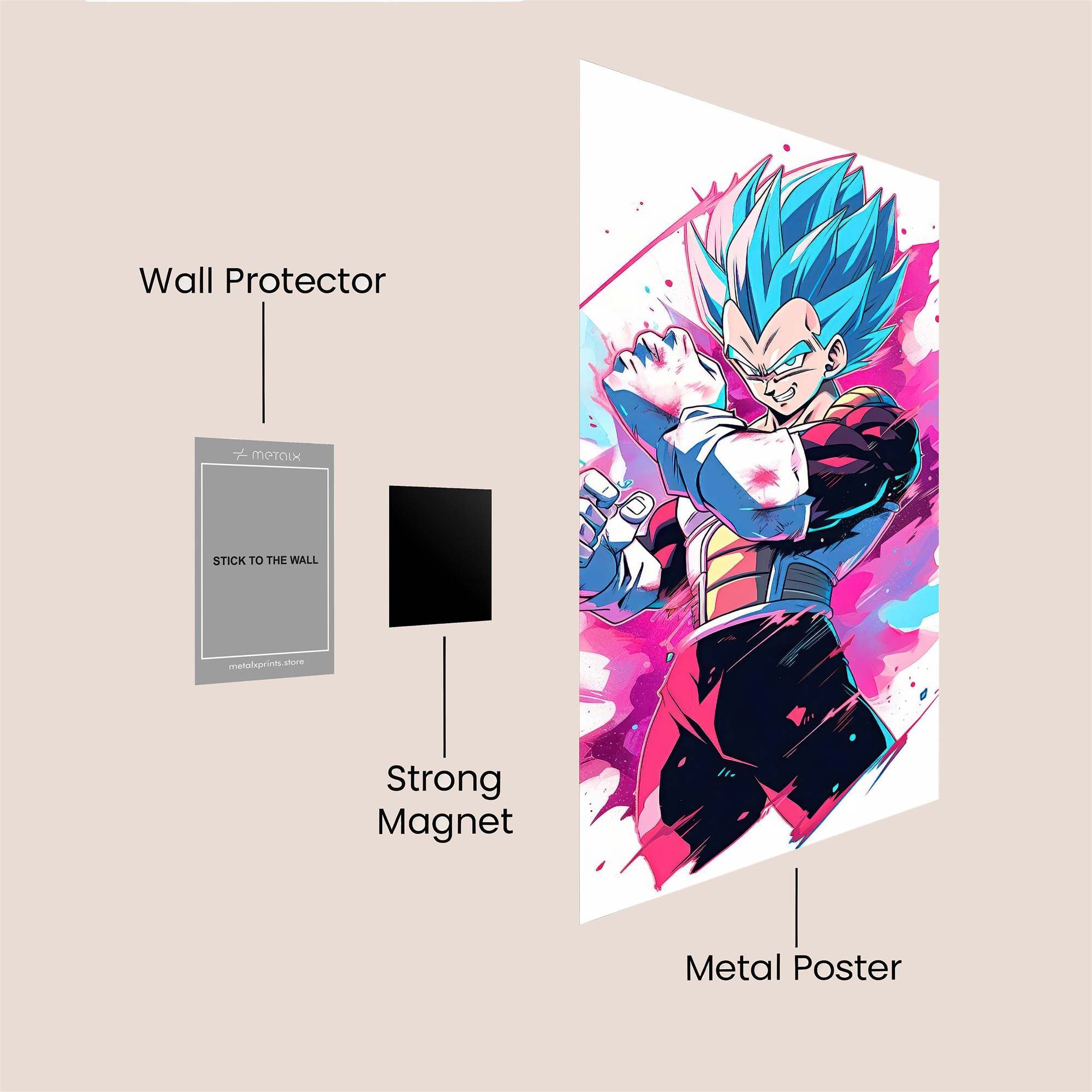 Vegeta Vigor Safe Wall Magnetic / M