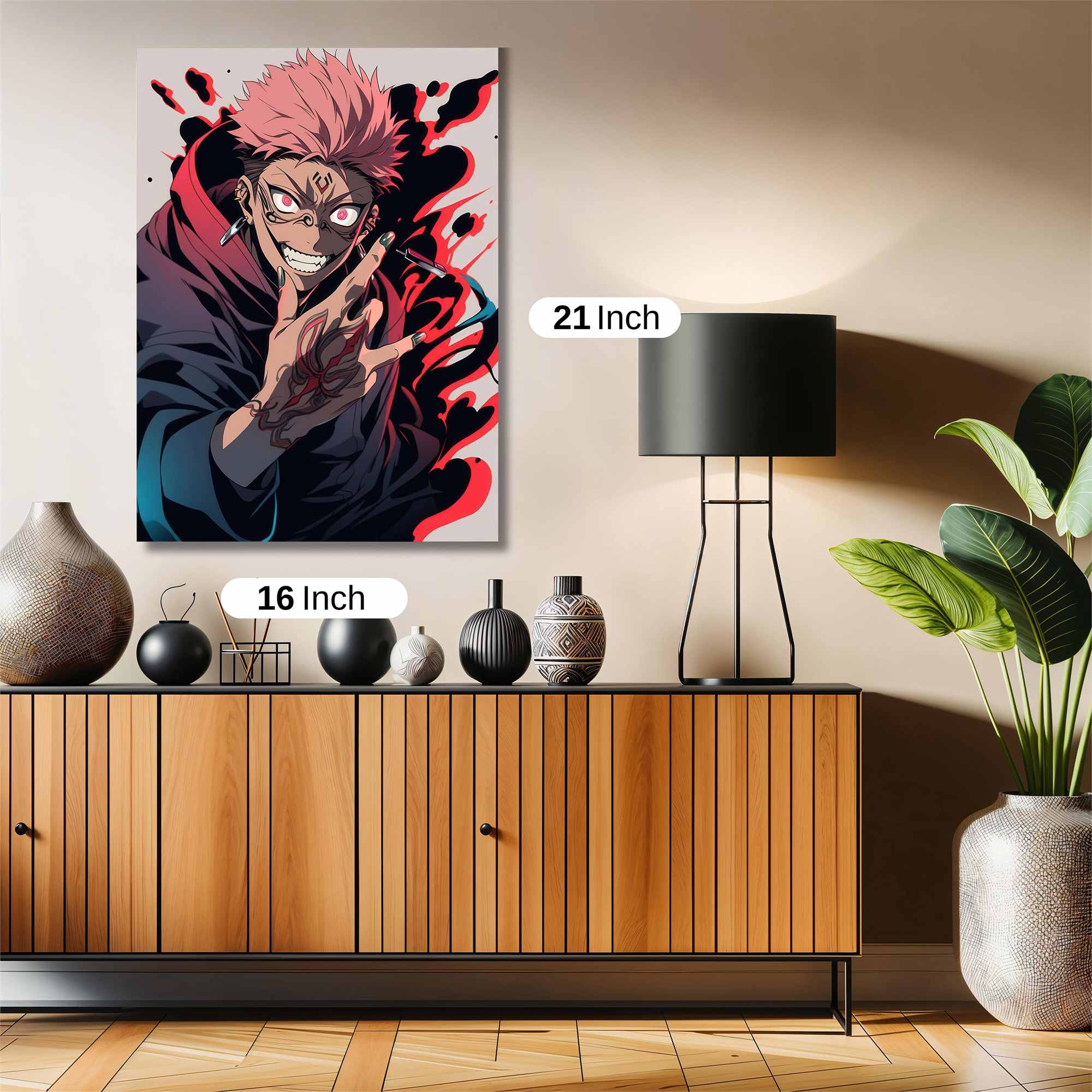 Sukuna Sinister Safe Wall Magnetic / M