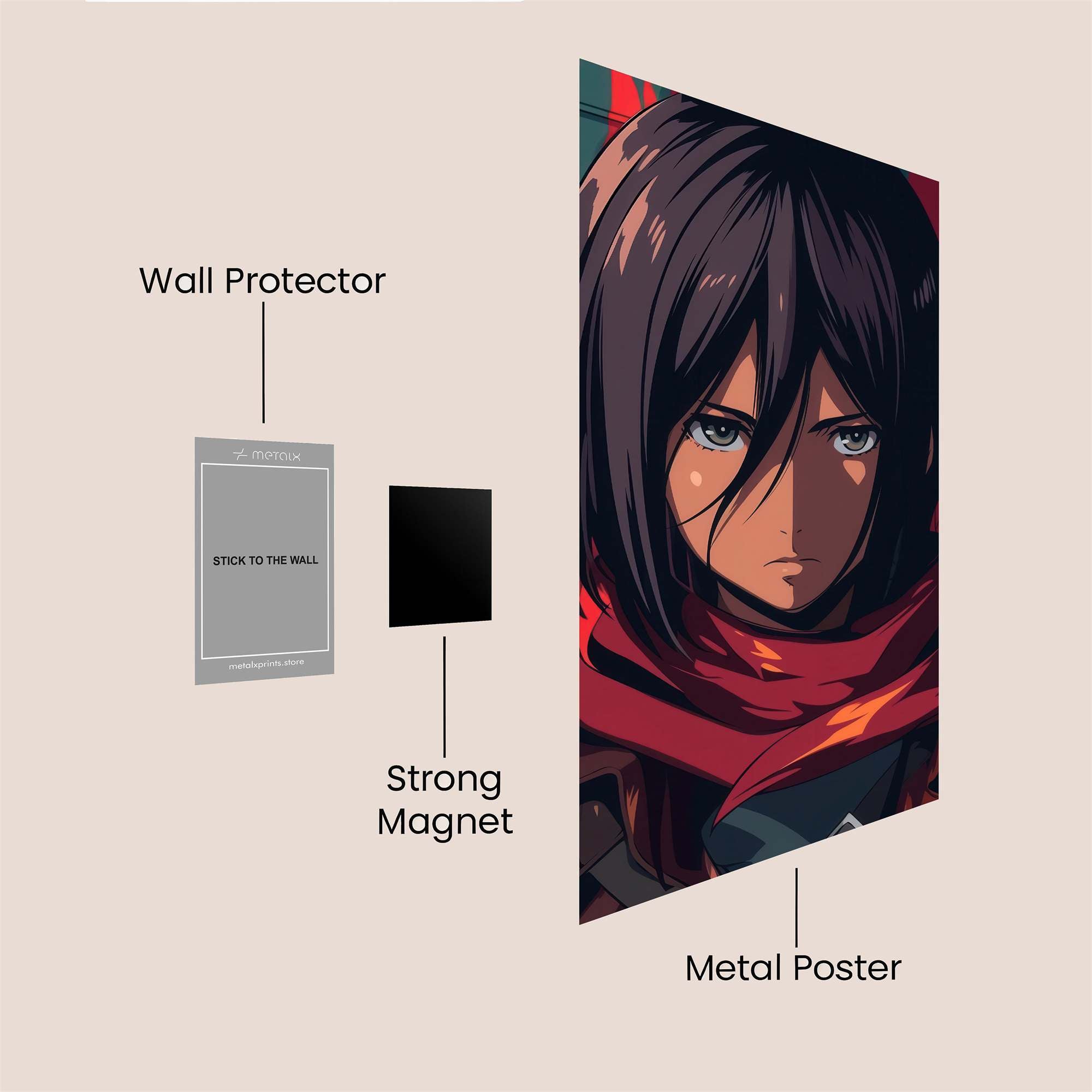 Mikasa Melancholy Safe Wall Magnetic / M
