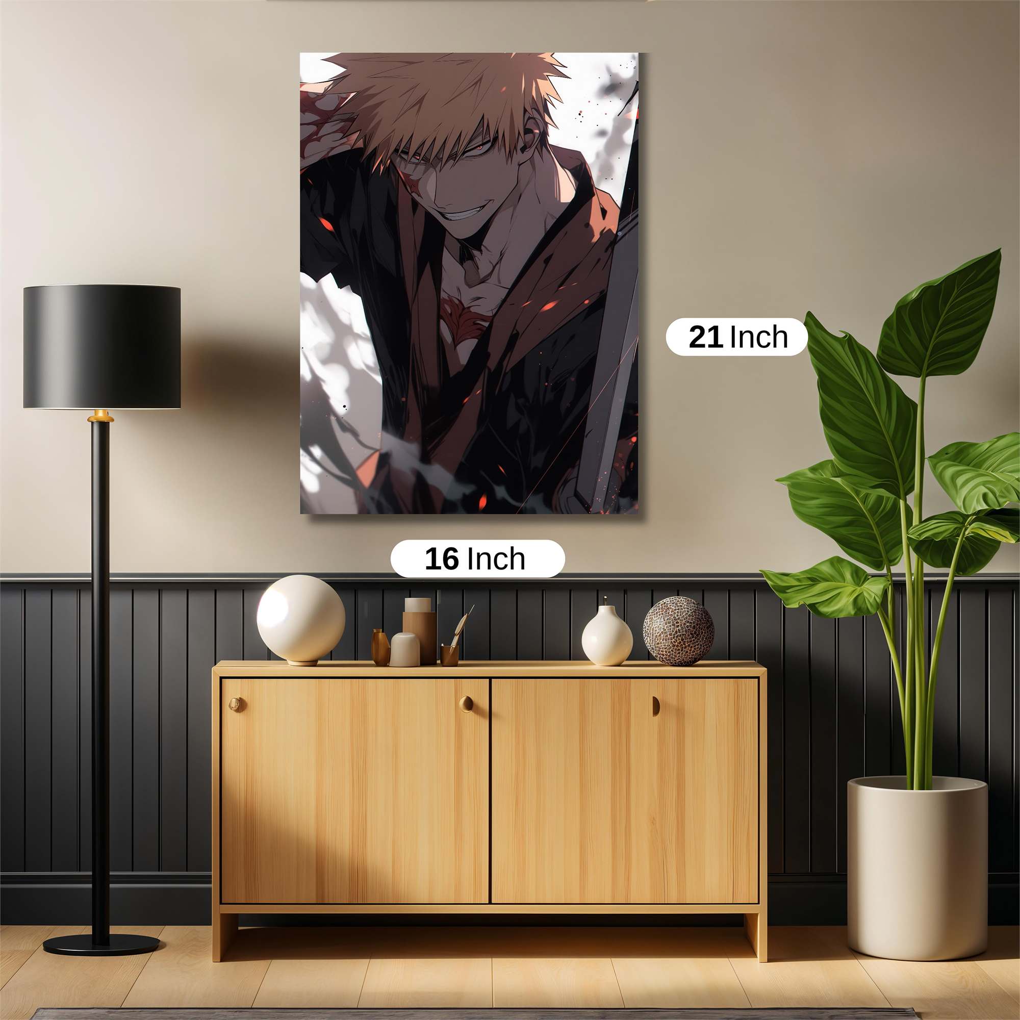 Bakugo Fierce Safe Wall Magnetic / M