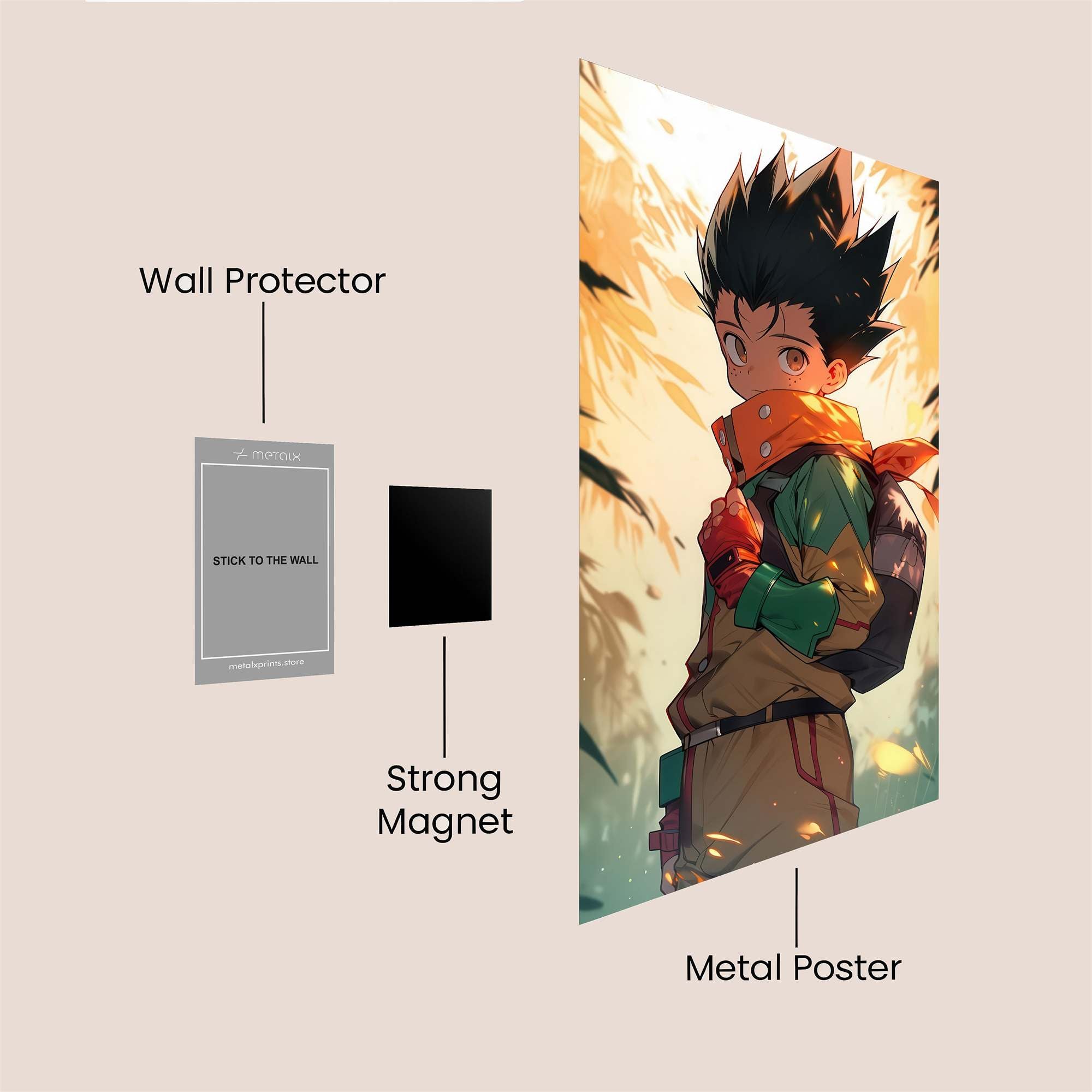 Gon Adventure Safe Wall Magnetic / M