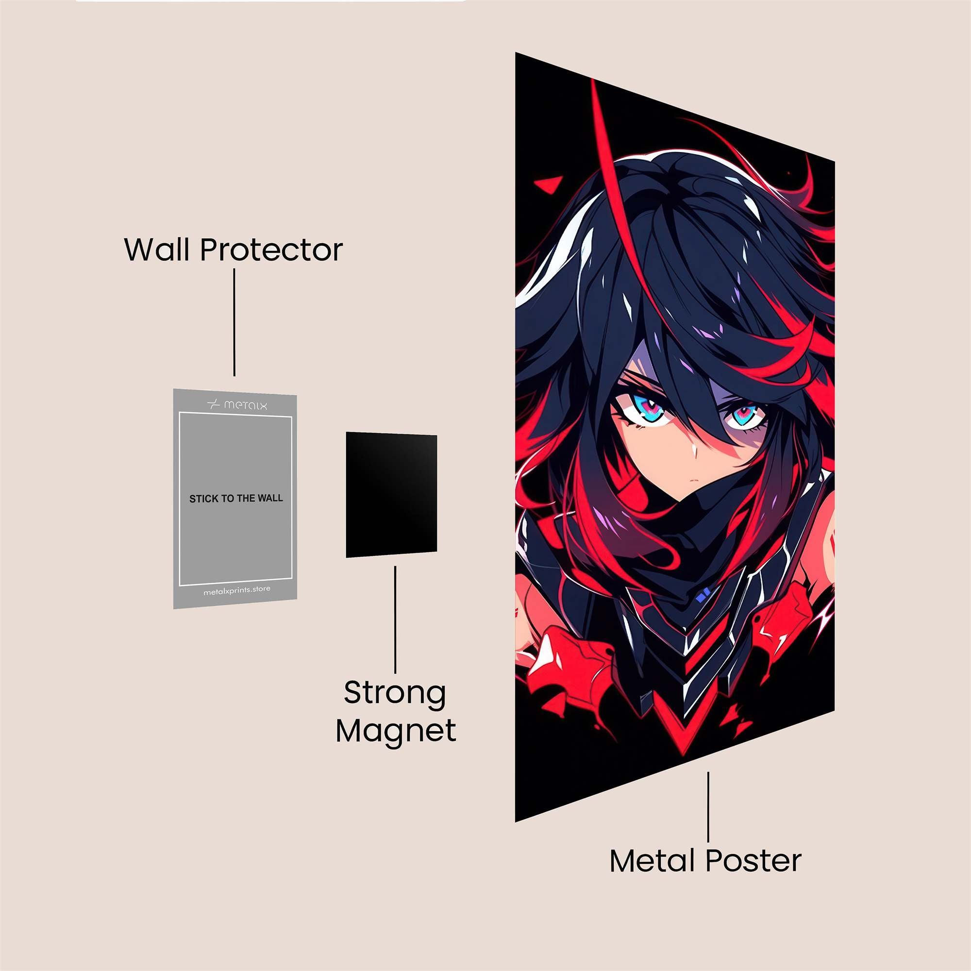 Raven Fury Safe Wall Magnetic / M