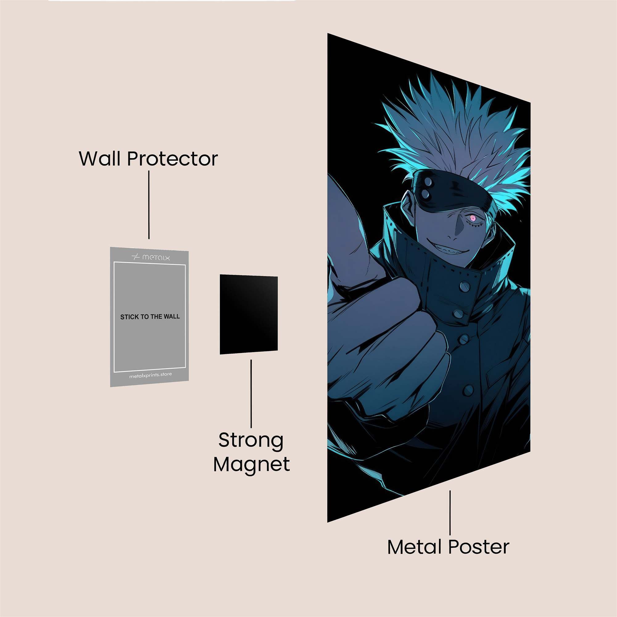 Satoru Confident Safe Wall Magnetic / M