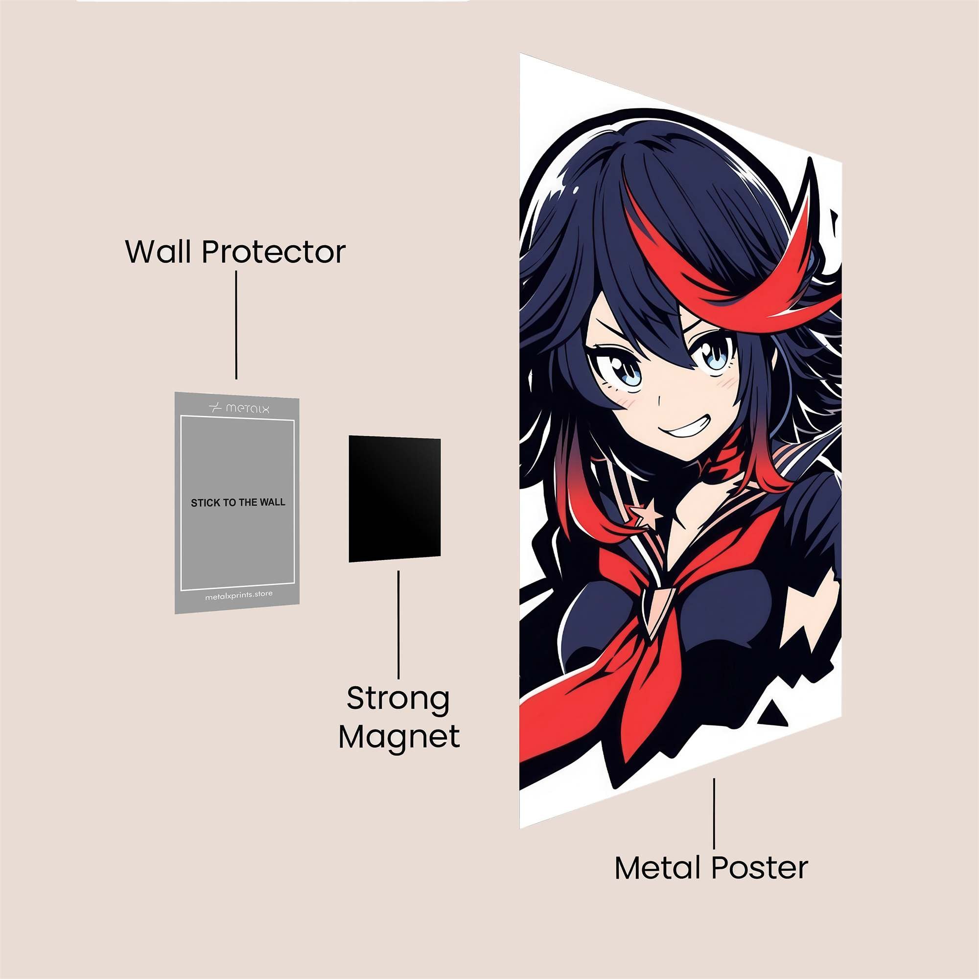 Akuma Mischief Safe Wall Magnetic / M