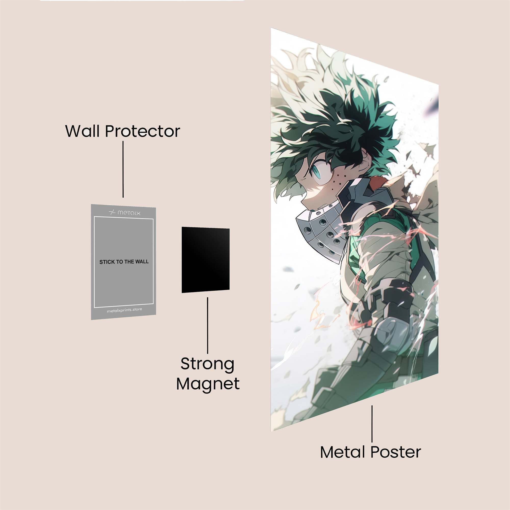 Izuku Electrifying Safe Wall Magnetic / M