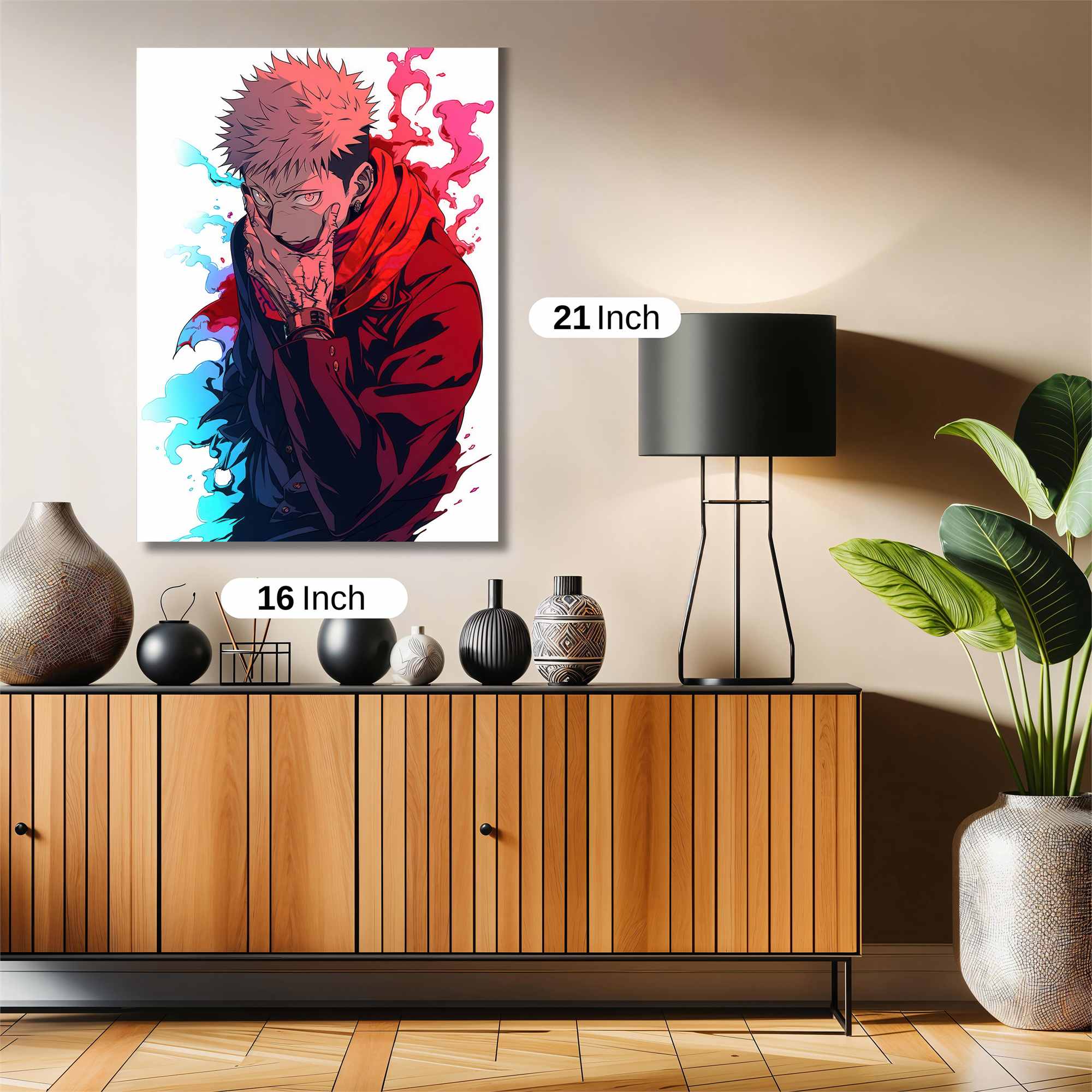 Sukuna Sinister Safe Wall Magnetic / M