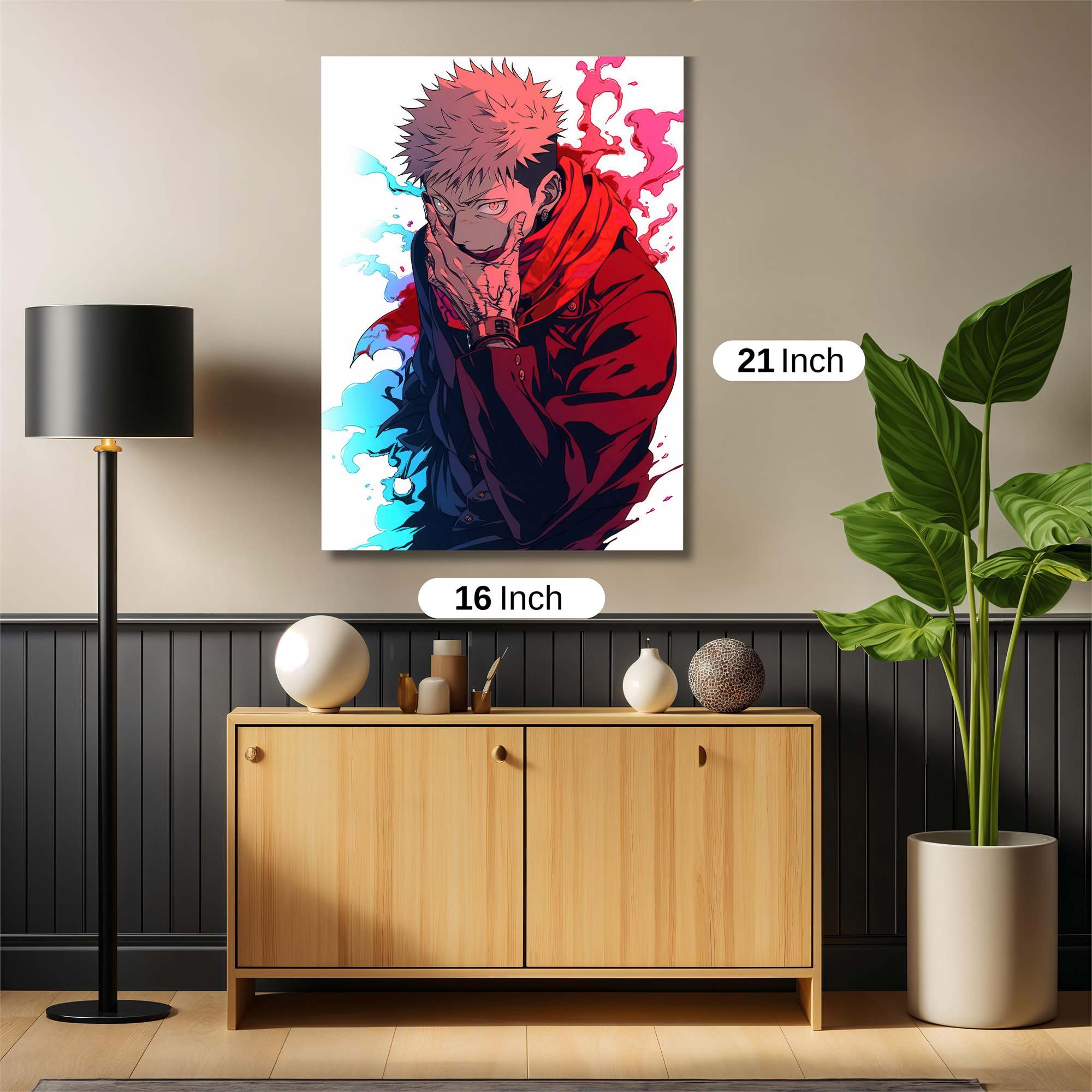 Sukuna Sinister Safe Wall Magnetic / M