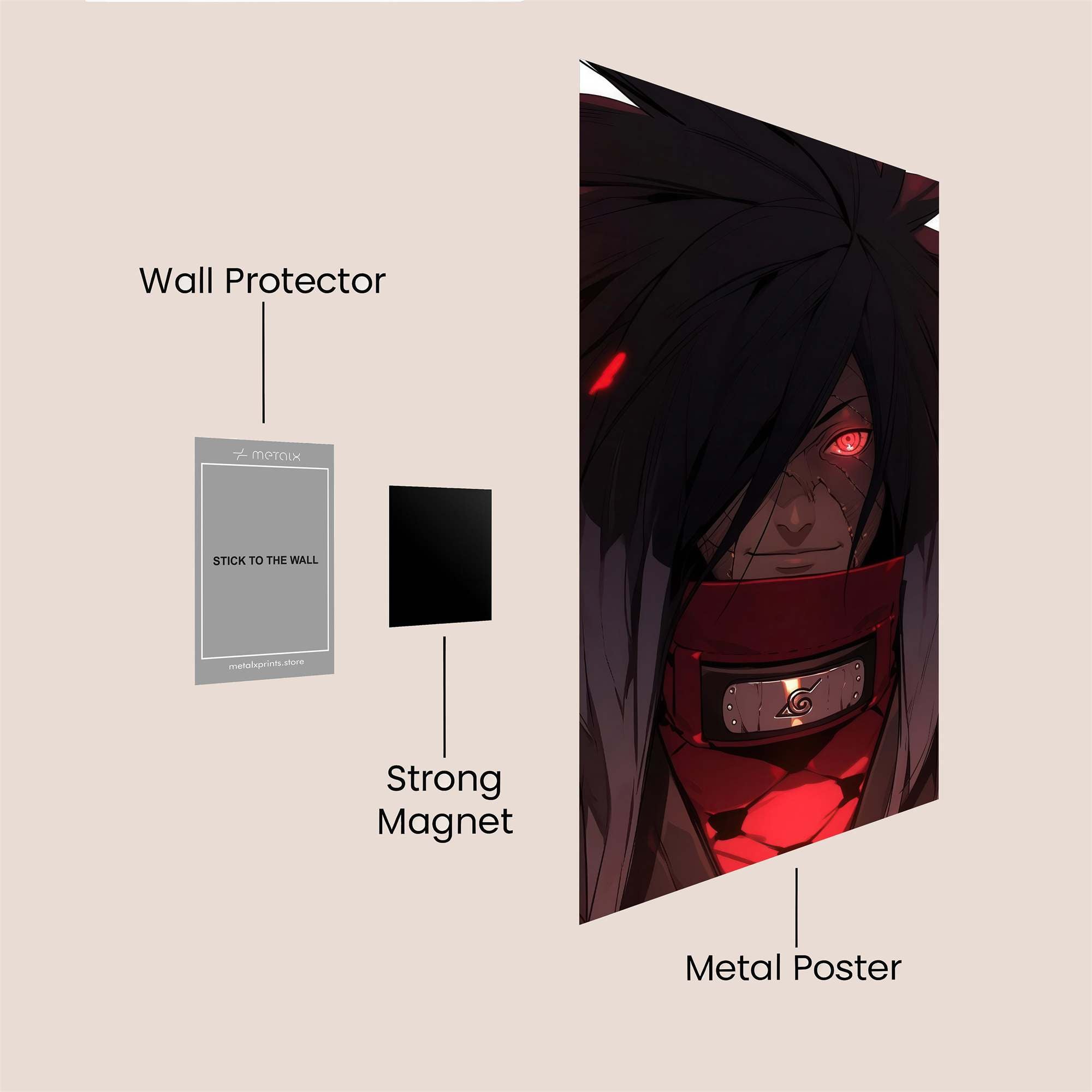 Madara Menacing Safe Wall Magnetic / M