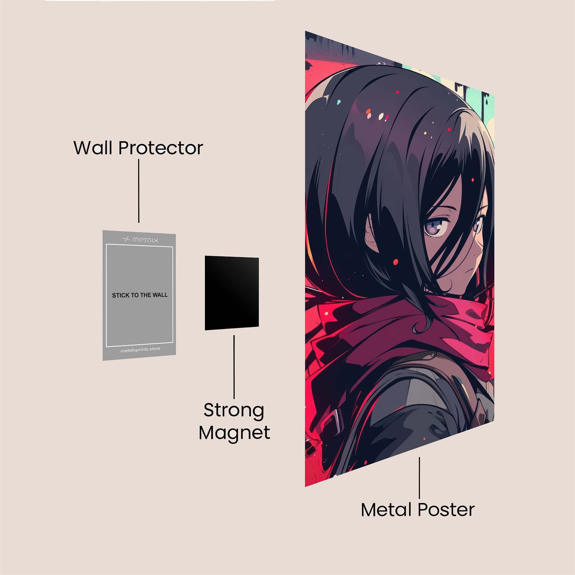 Mikasa Melancholy Safe Wall Magnetic / M