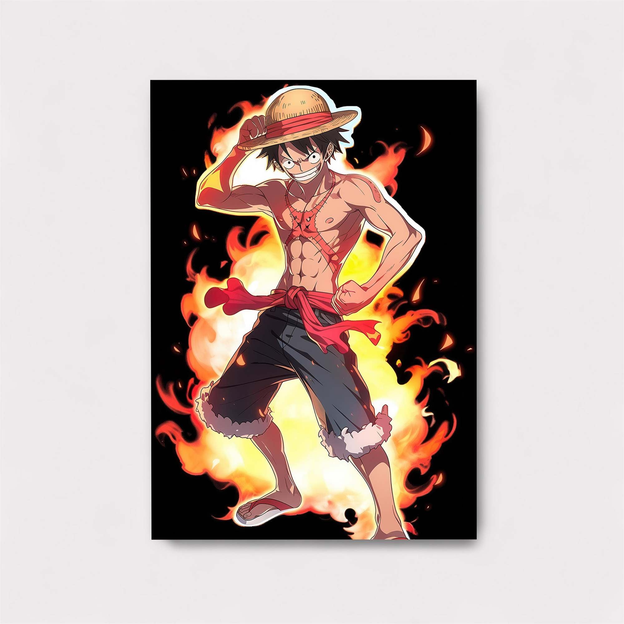 Luffy Blaze Safe Wall Magnetic / M
