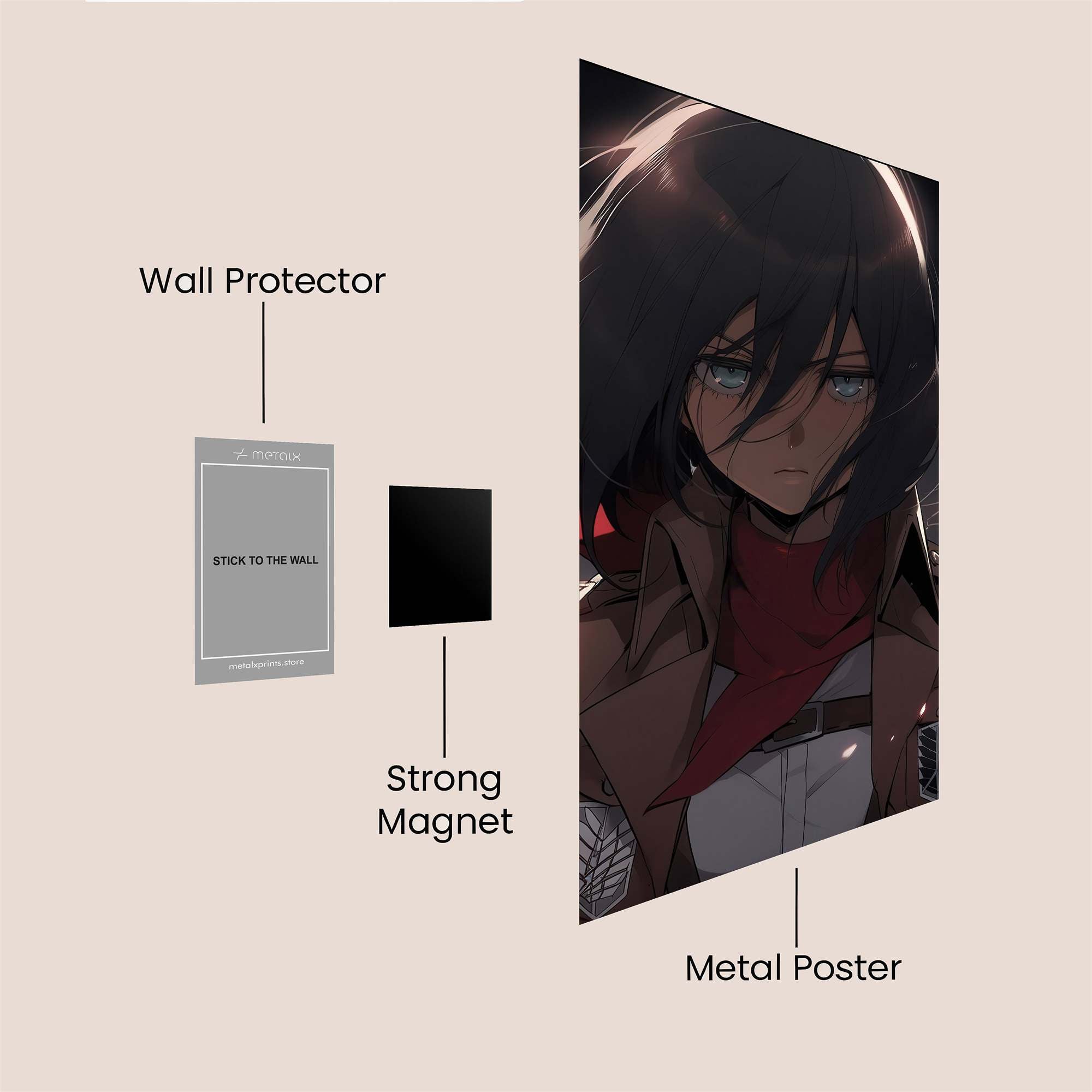 Mikasa Melancholy Safe Wall Magnetic / M