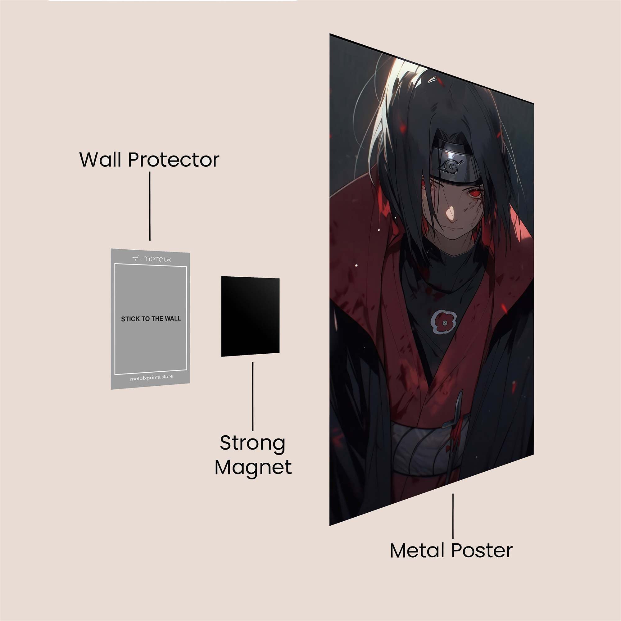 Itachi Sinister Safe Wall Magnetic / M