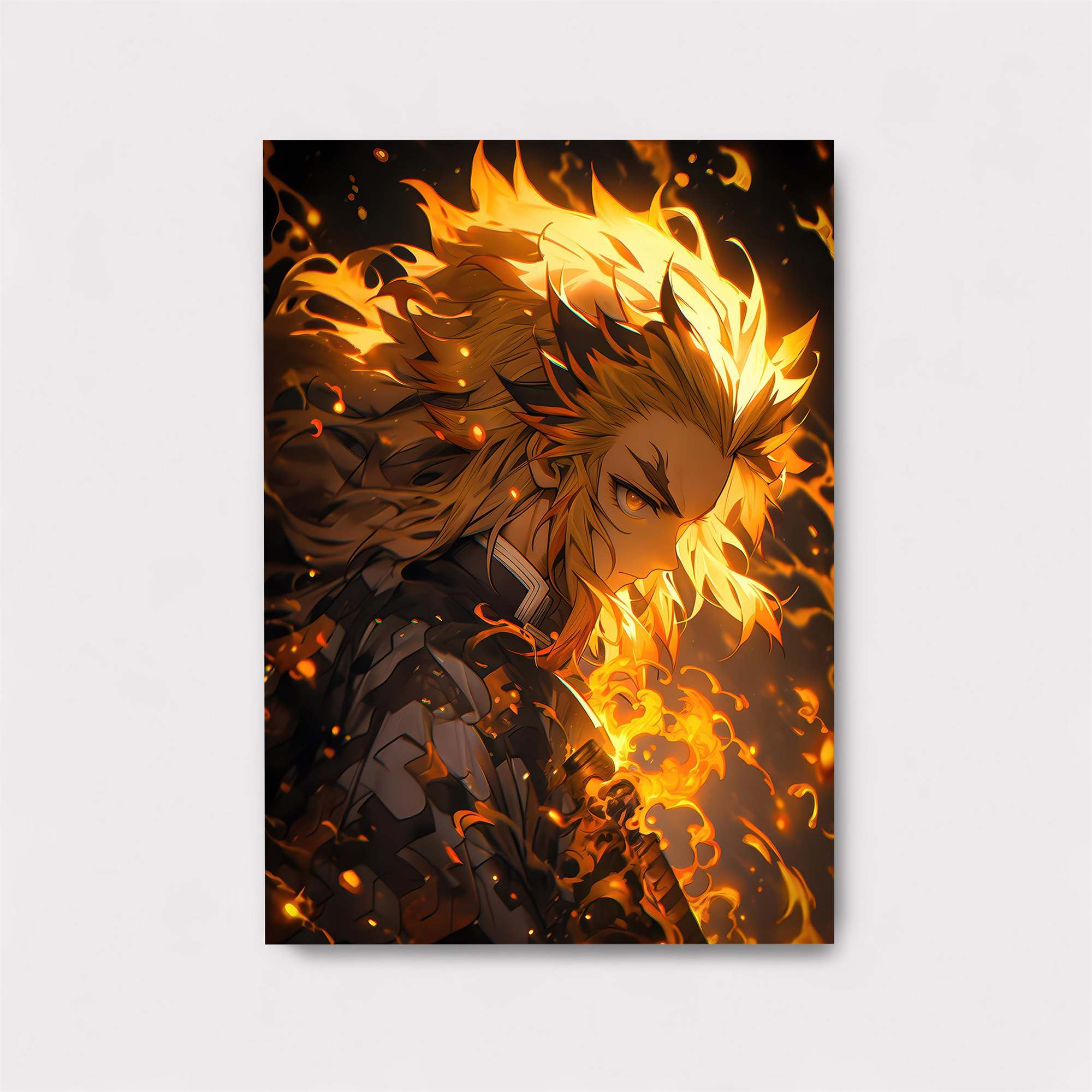 Flame Warrior Safe Wall Magnetic / M