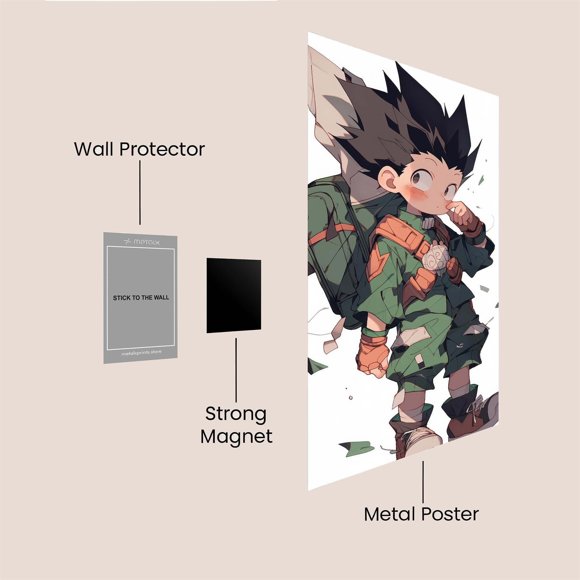 Gon Adventurous Safe Wall Magnetic / M