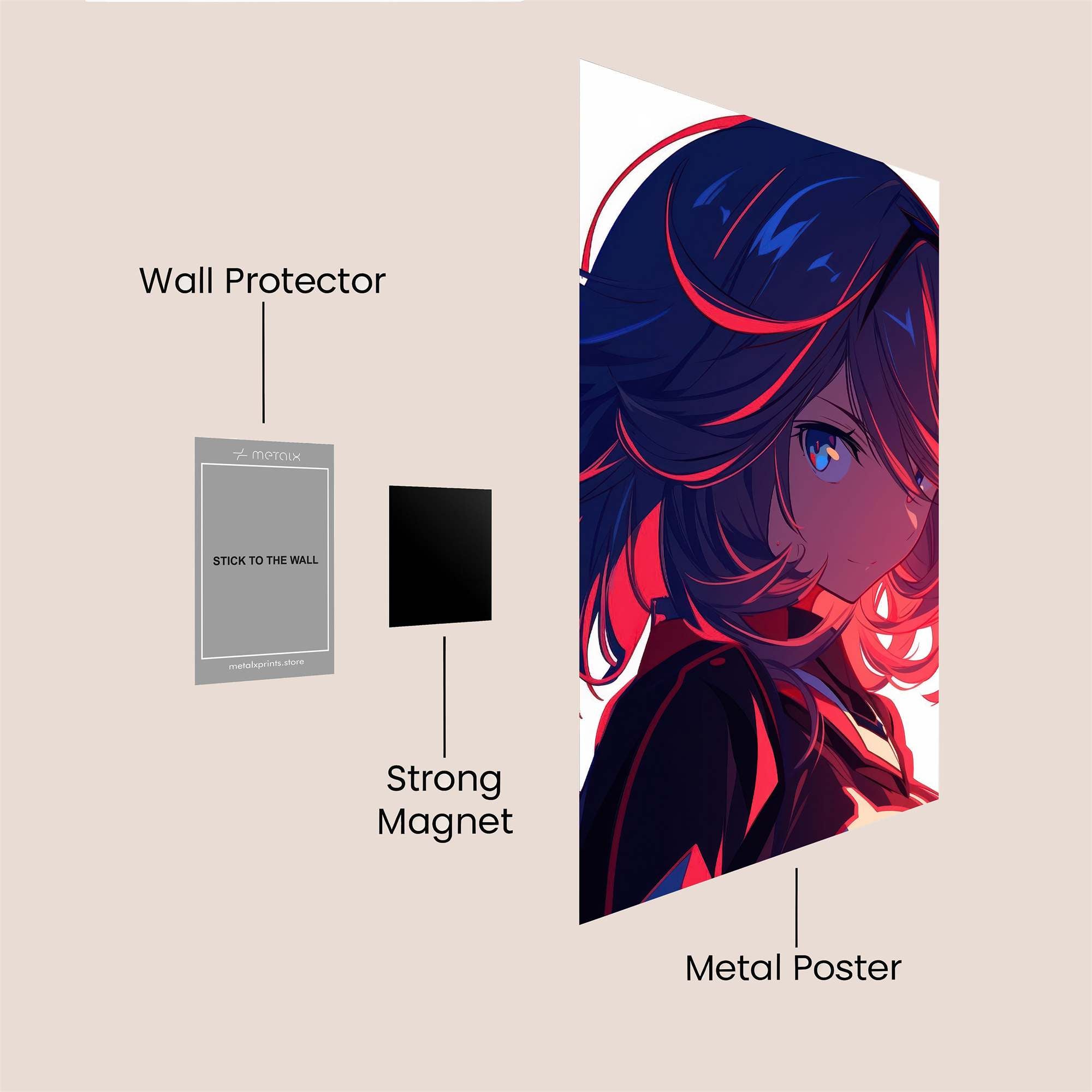 Mystique Glow Safe Wall Magnetic / M