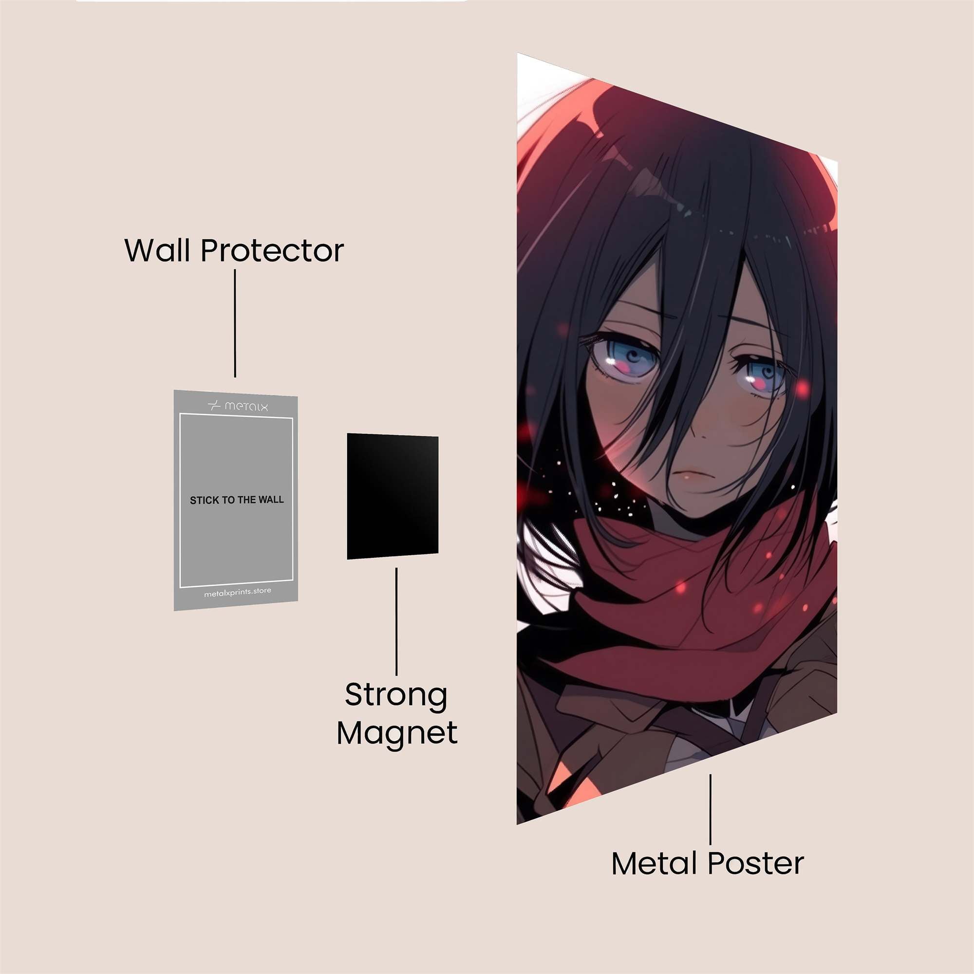 Mikasa Melancholy Safe Wall Magnetic / M