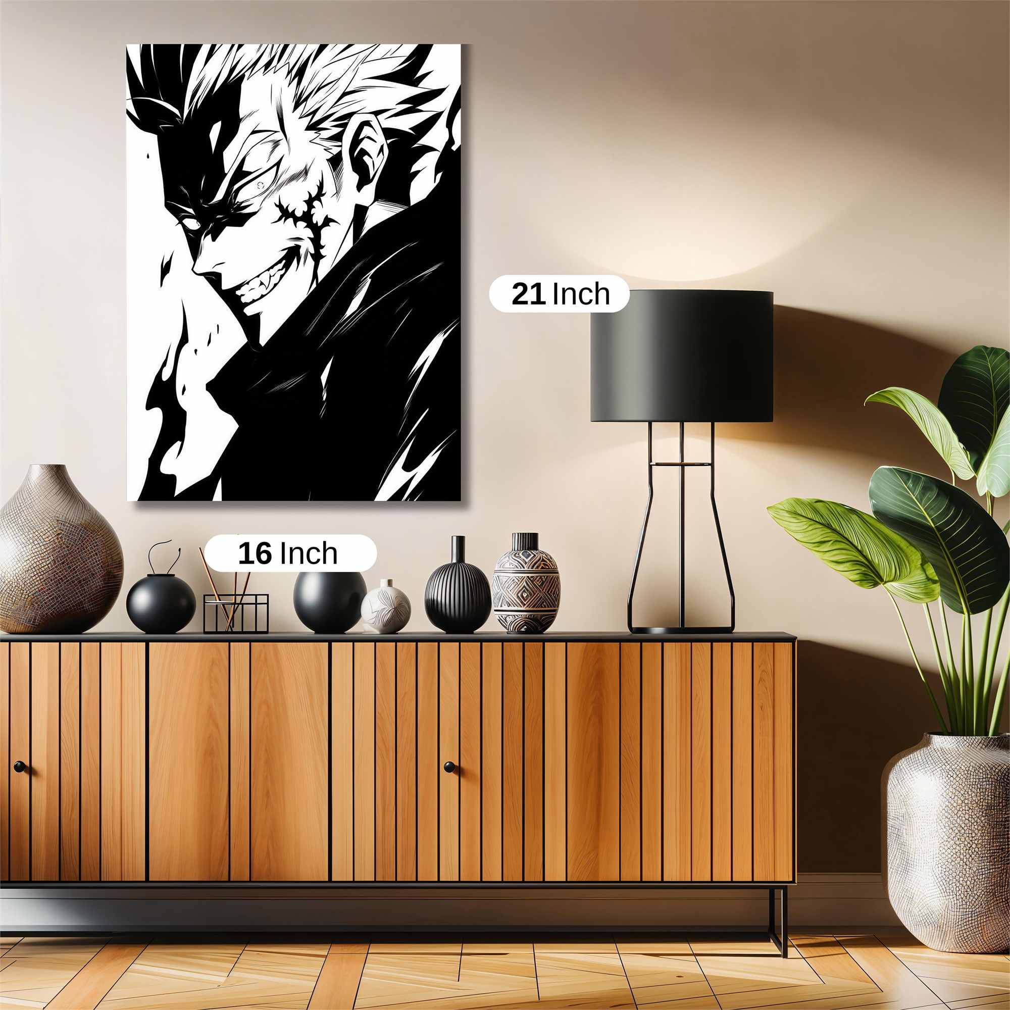 Sukuna Sinister Safe Wall Magnetic / M