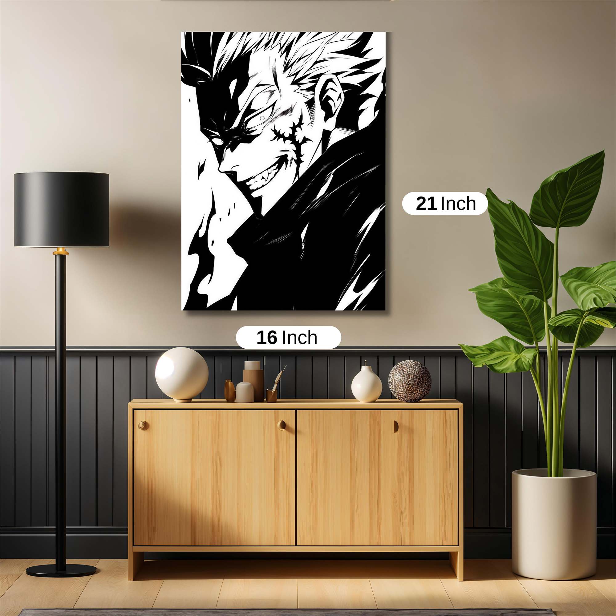 Sukuna Sinister Safe Wall Magnetic / M