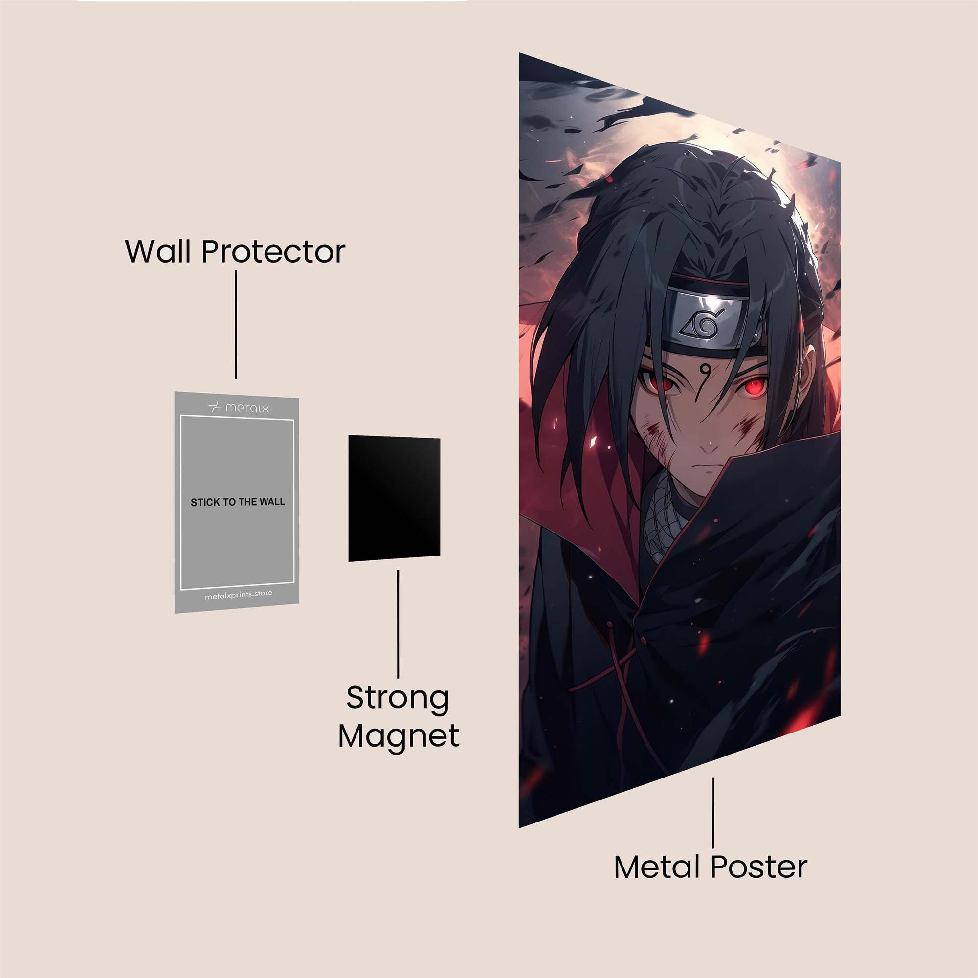 Itachi Inferno Safe Wall Magnetic / M