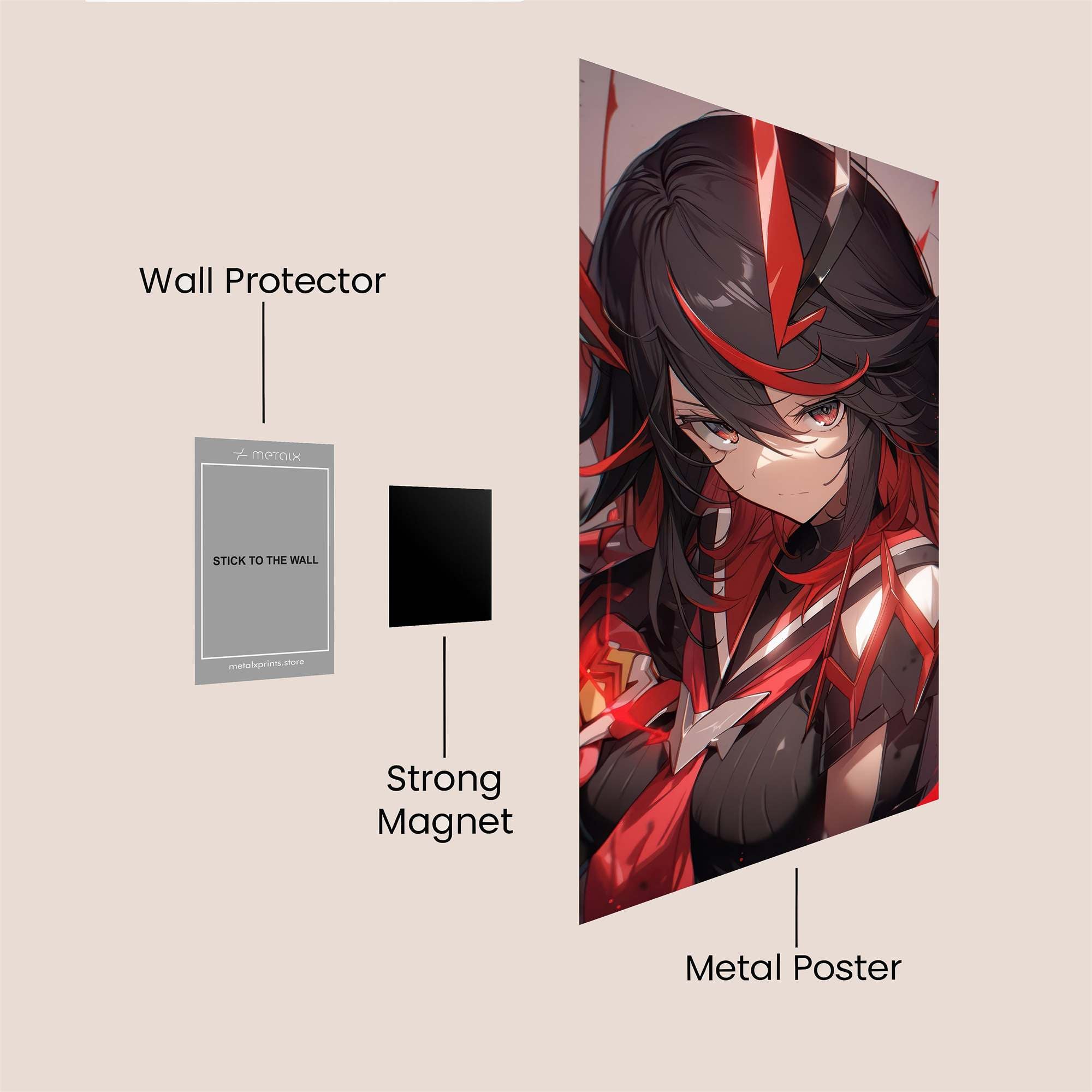 Scathach Fierce Safe Wall Magnetic / M