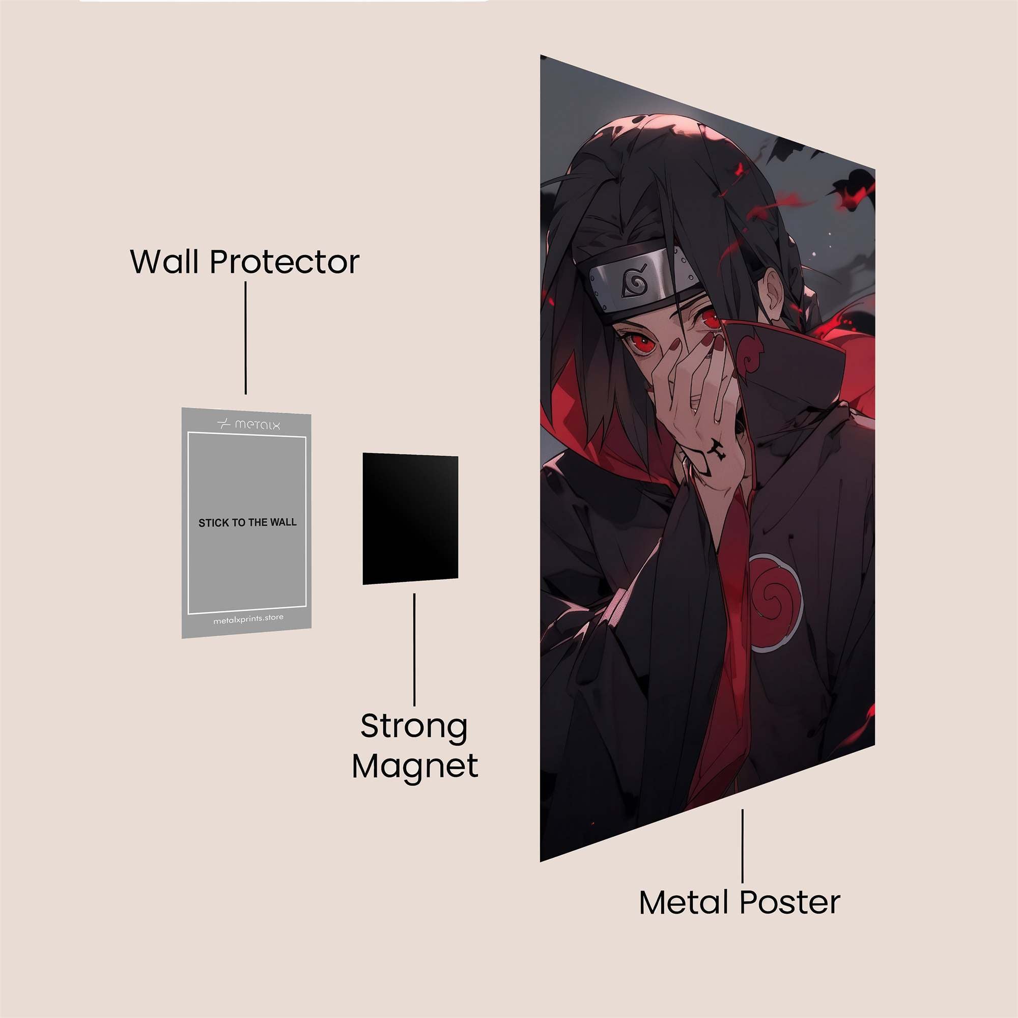 Itachi Melancholy Safe Wall Magnetic / M