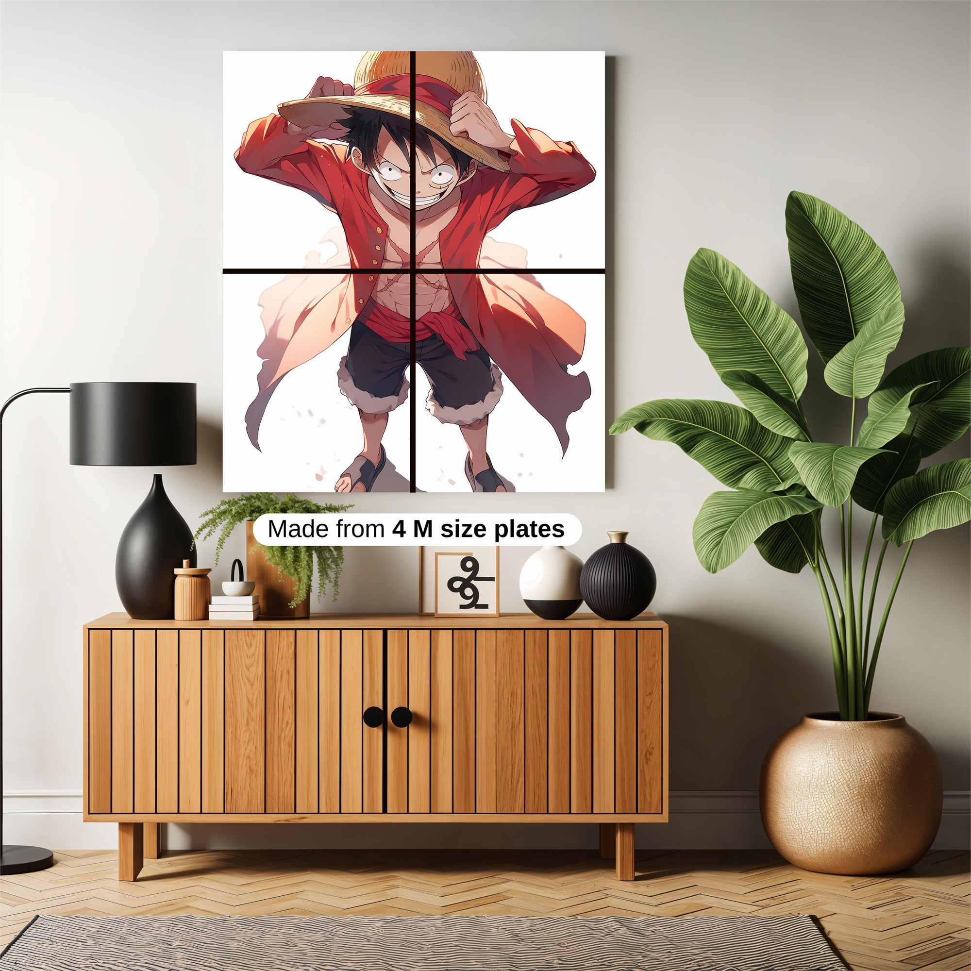 Luffy Jubilant Safe Wall Magnetic / M