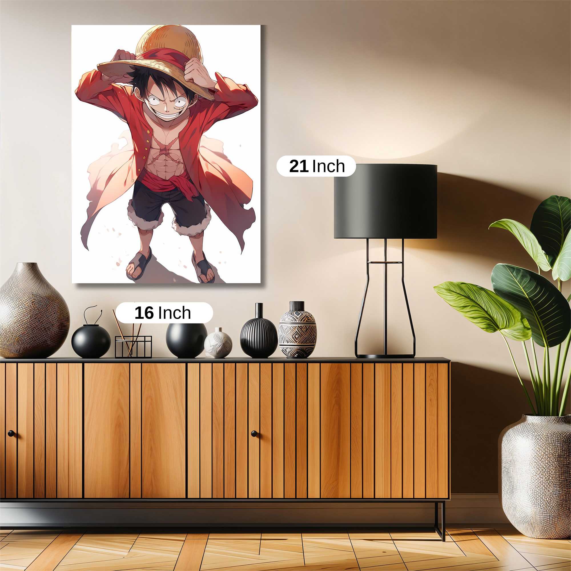 Luffy Jubilant Safe Wall Magnetic / M