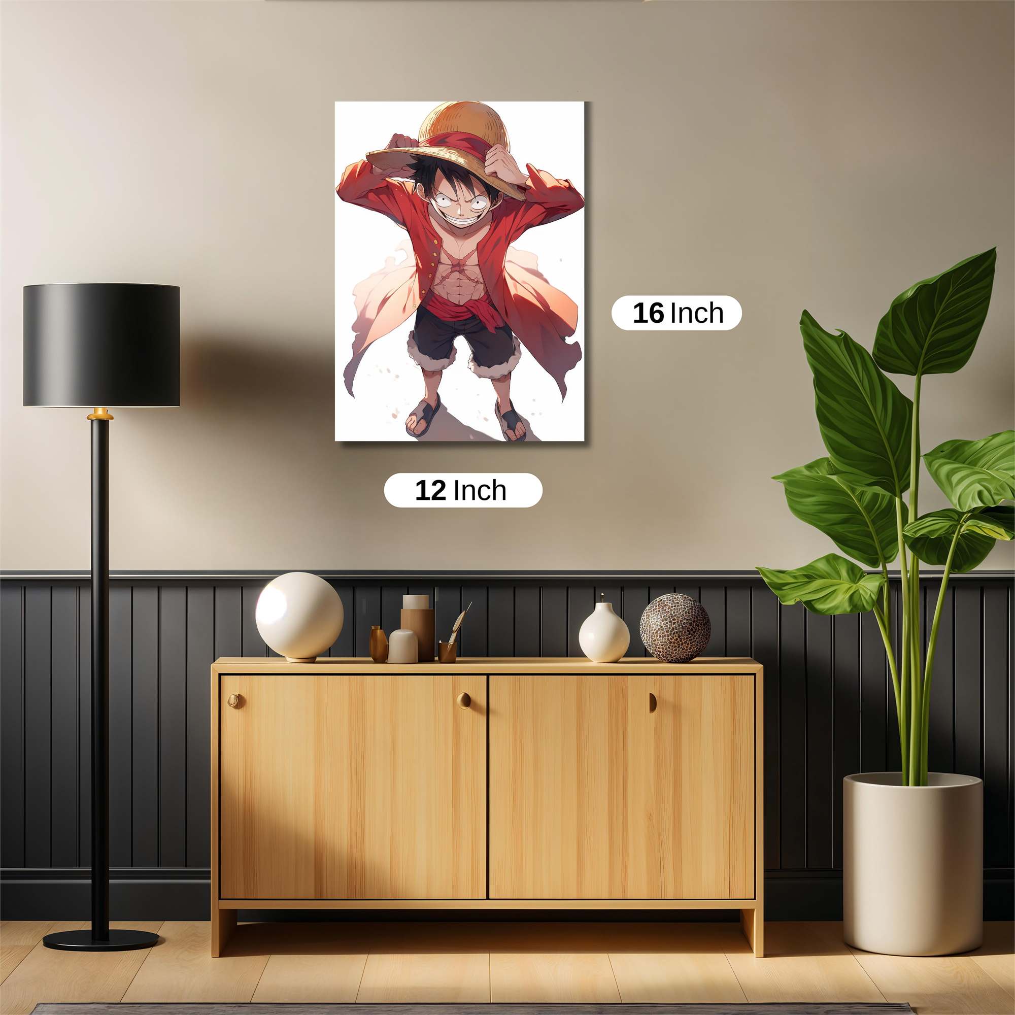 Luffy Jubilant Safe Wall Magnetic / M