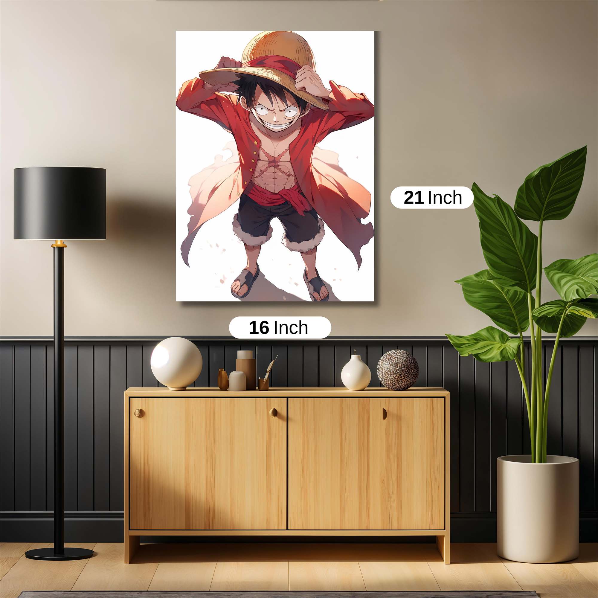 Luffy Jubilant Safe Wall Magnetic / M