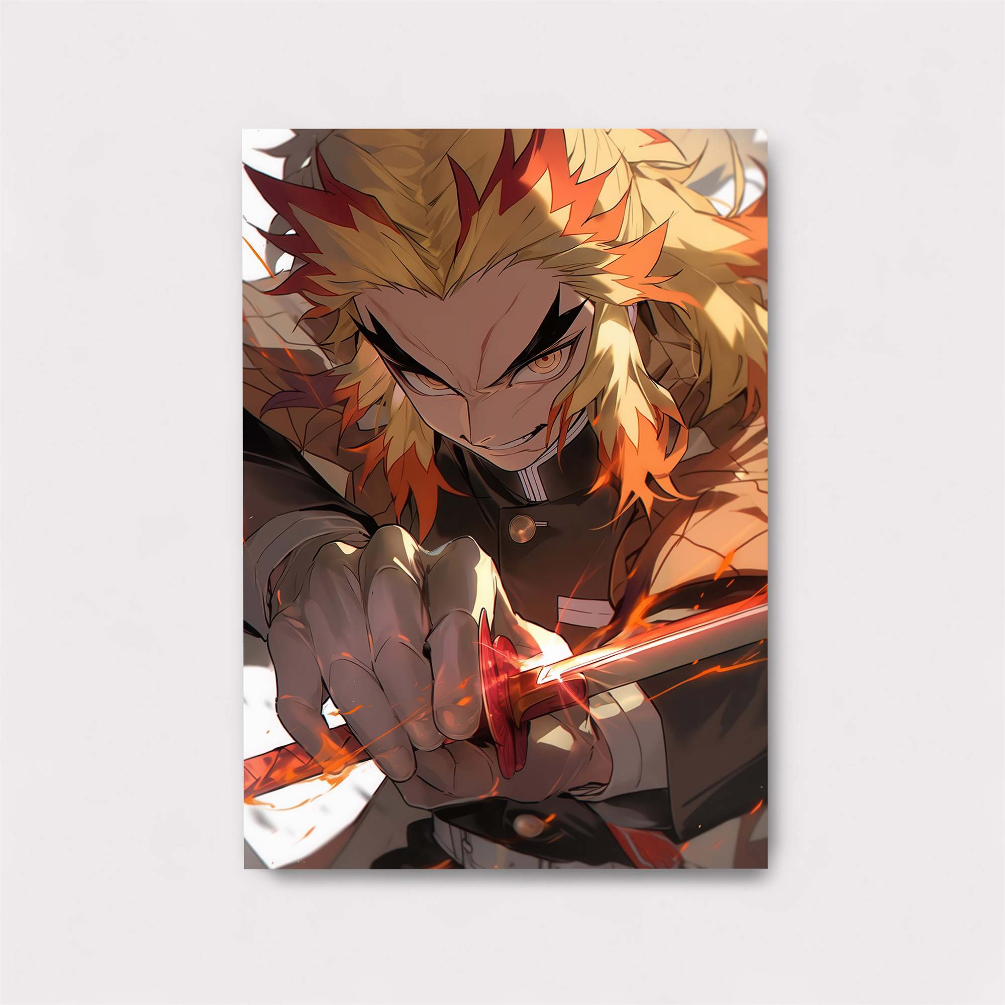 Rengoku Fiery Safe Wall Magnetic / M