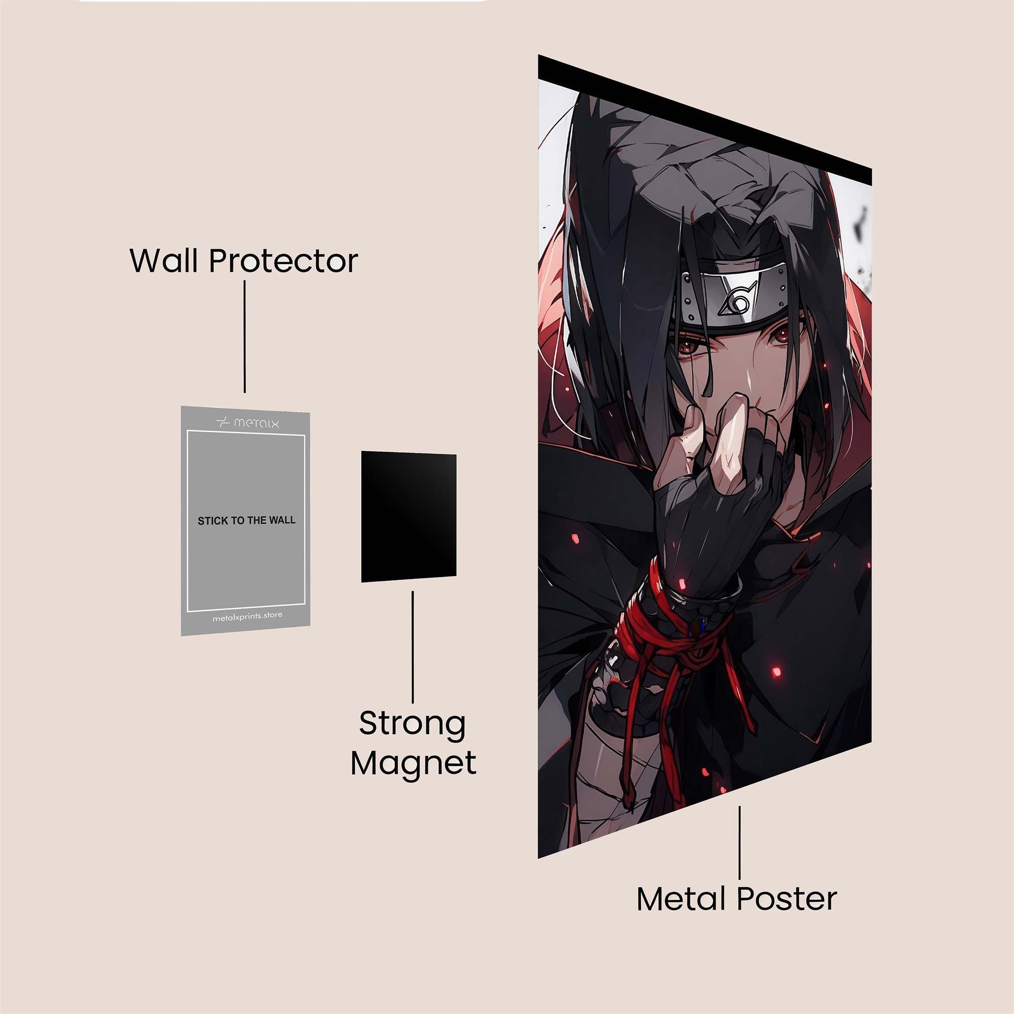 Itachi Brooding Safe Wall Magnetic / M