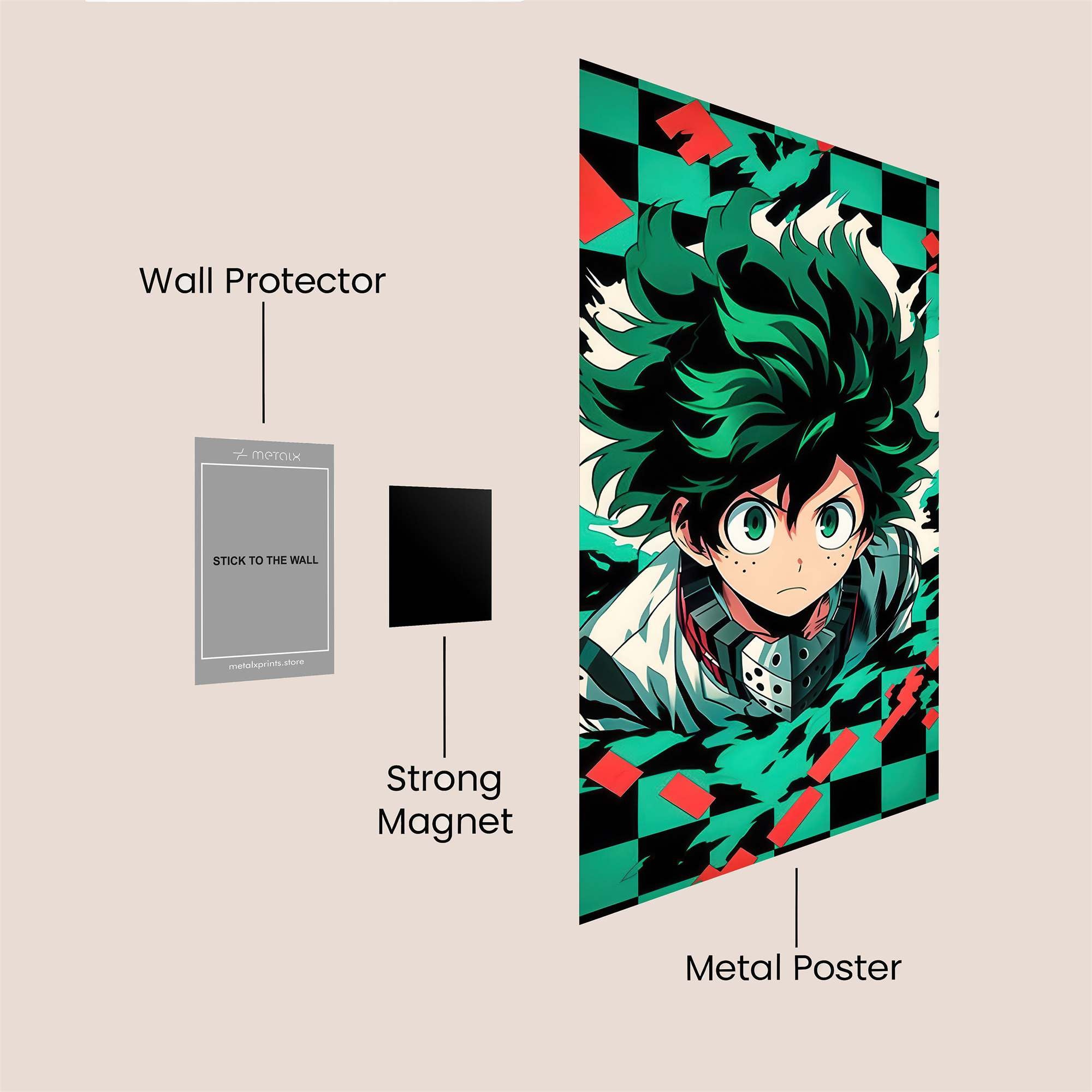 Izuku Dynamic Safe Wall Magnetic / M