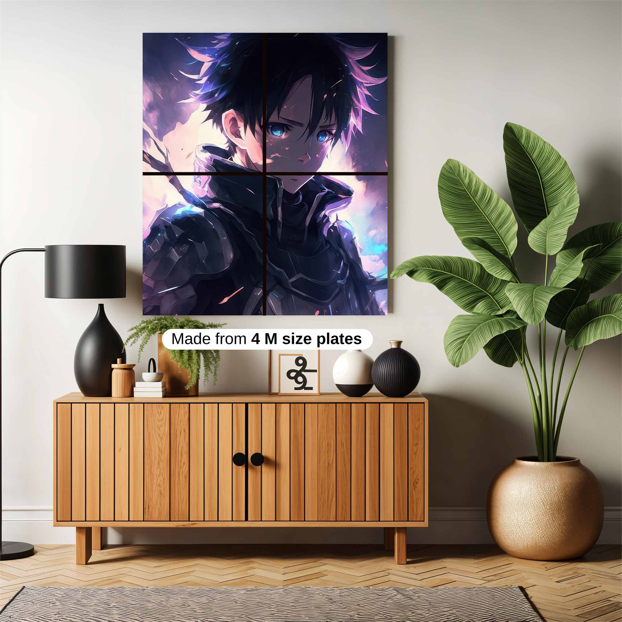 Naruto Fiery Safe Wall Magnetic / M