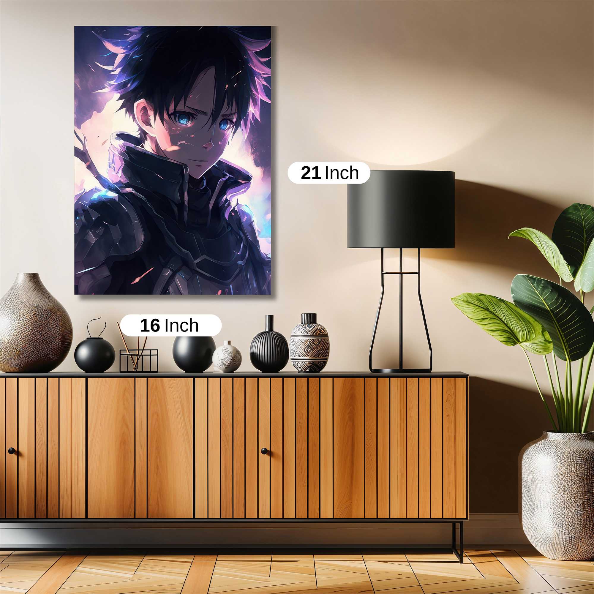 Naruto Fiery Safe Wall Magnetic / M