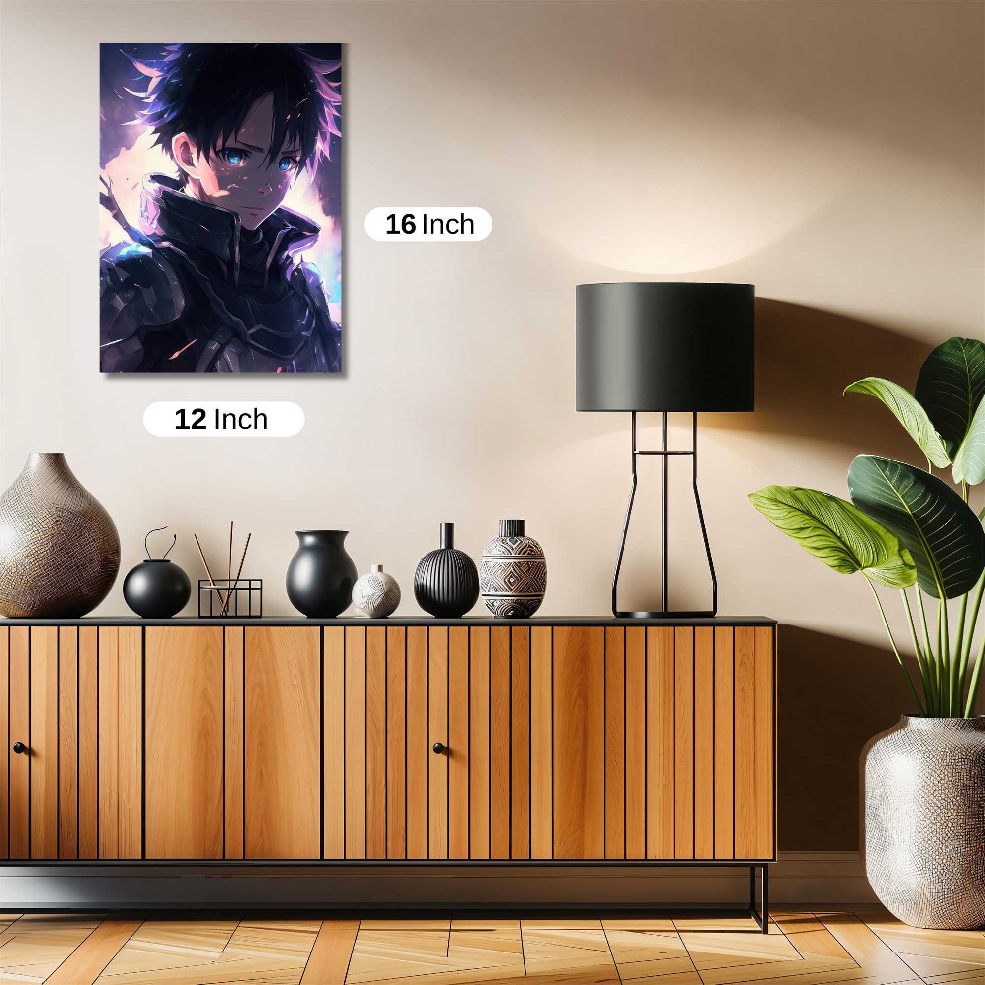 Naruto Fiery Safe Wall Magnetic / M