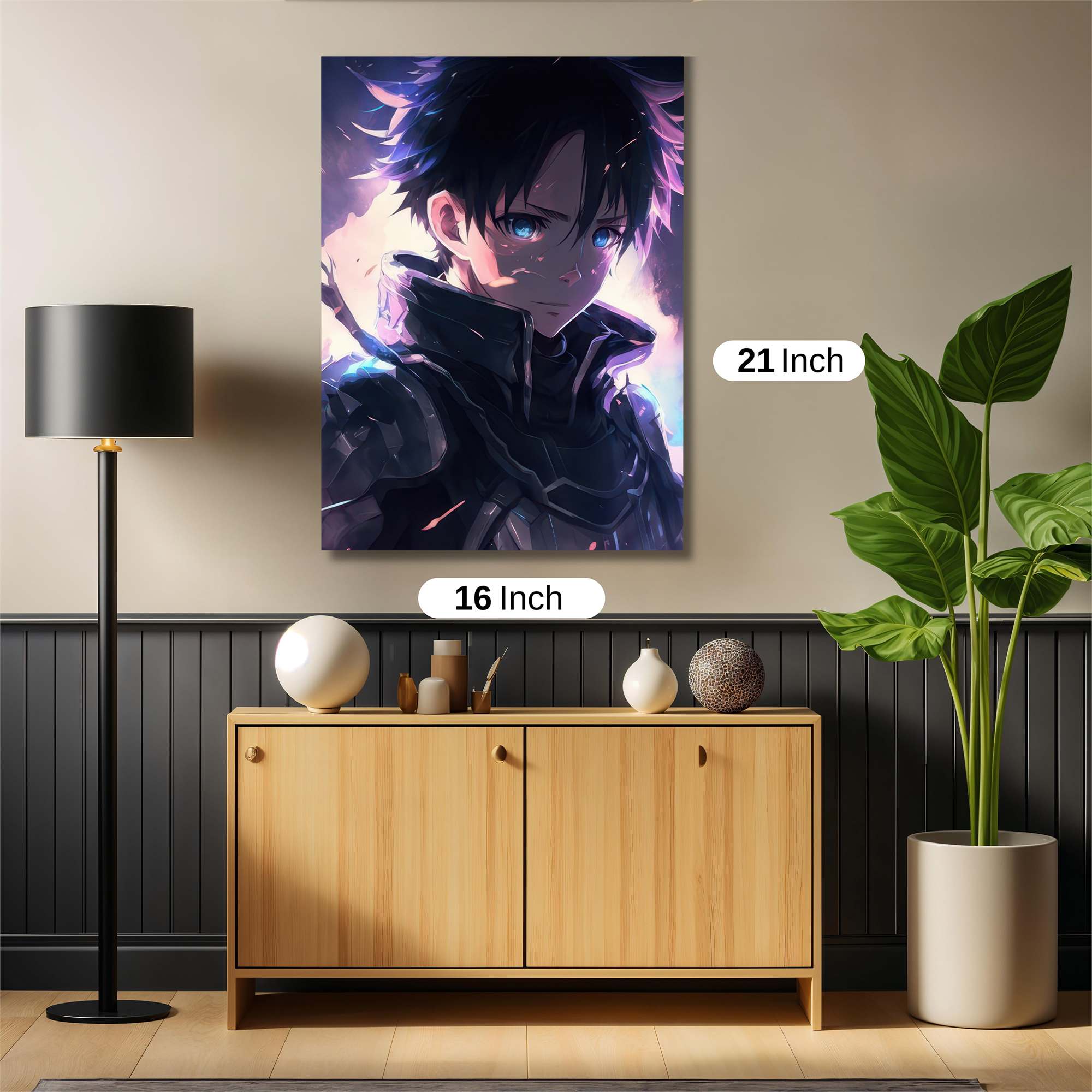 Naruto Fiery Safe Wall Magnetic / M